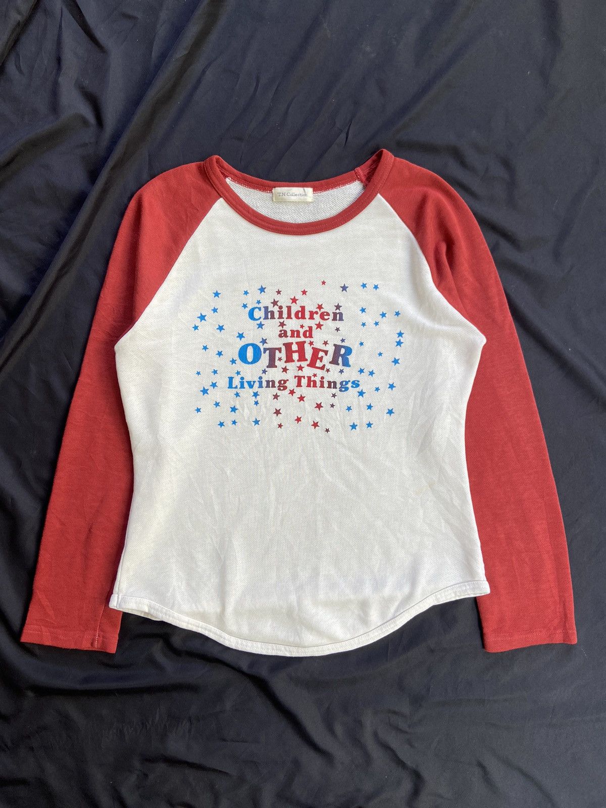 Japanese Brand CHILDREN AND OTHER LIVING THINGS RAGLAN TEE Size US S / EU 44-46 / 1 - 1 Thumbnail