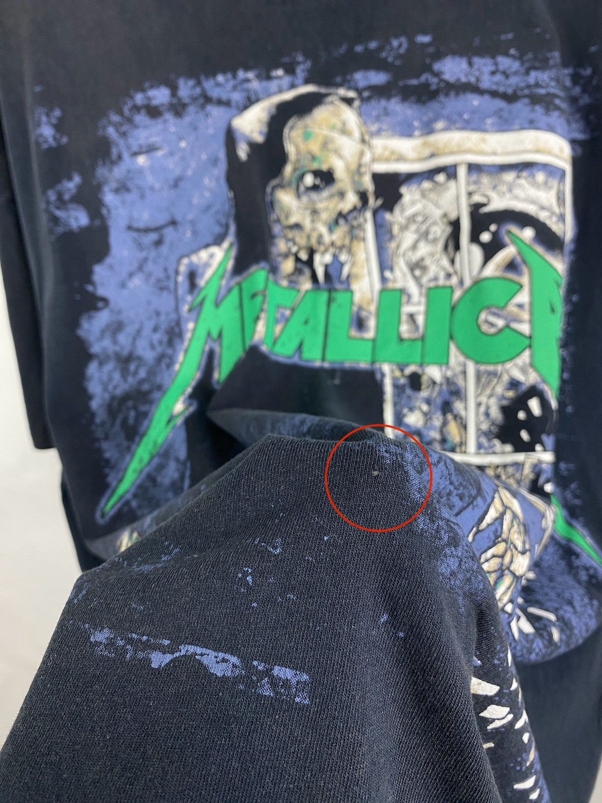 Metallica 🇺🇸💀 Vintage Metallica Pushead Rock Band Rare Retro T-Shirt Size US XL / EU 56 / 4 - 7 Thumbnail