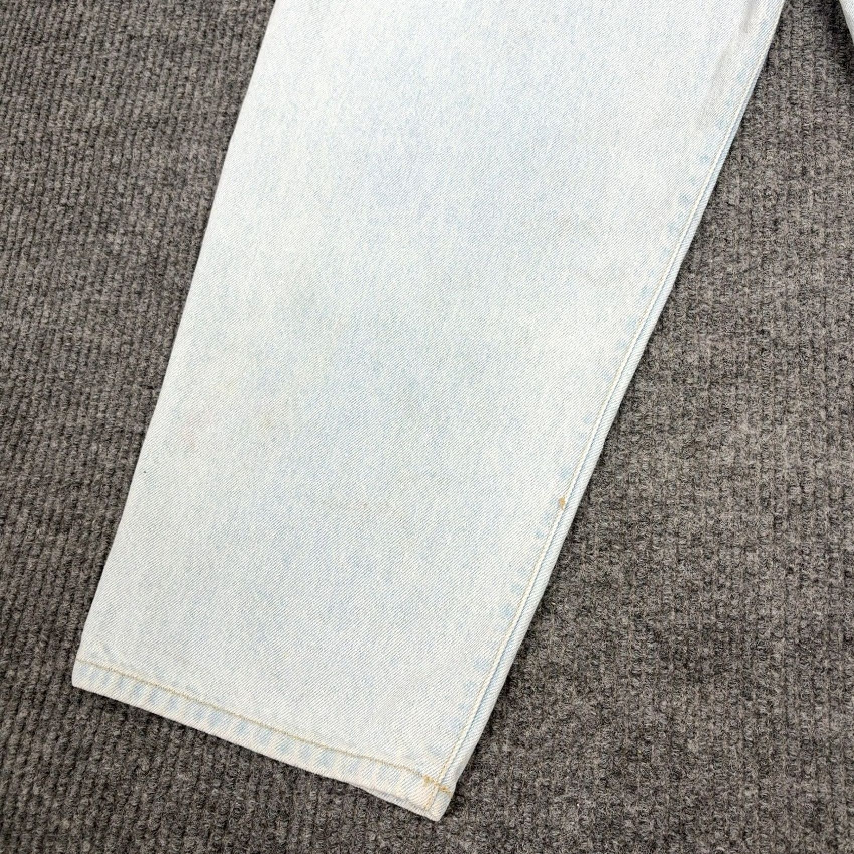 Guess Vintage Guess Jeans Mens 42 Light Blue High Rise Relaxed Tapered Made in USA Size US 42 / EU 58 - 6 Thumbnail