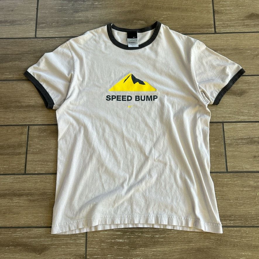 Nike Vintage Nike Cycling Speed Bump Ringer T-Shirt Made in USA Size US M / EU 48-50 / 2 - 1 Thumbnail