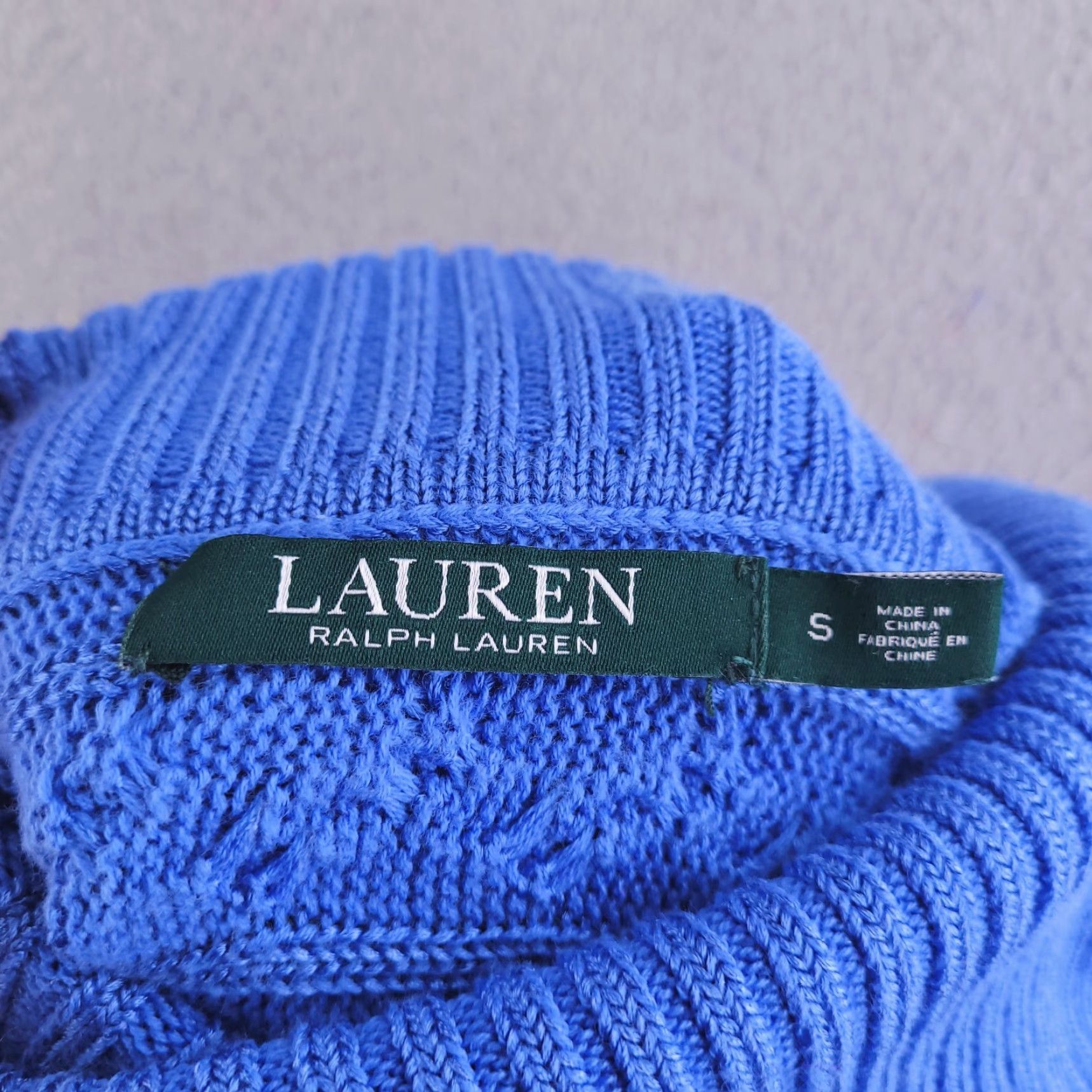 Ralph Lauren Lauren Ralph Lauren Sweater Small Cable Knit Turtleneck Womens Size S / US 4 / IT 40 - 7 Thumbnail