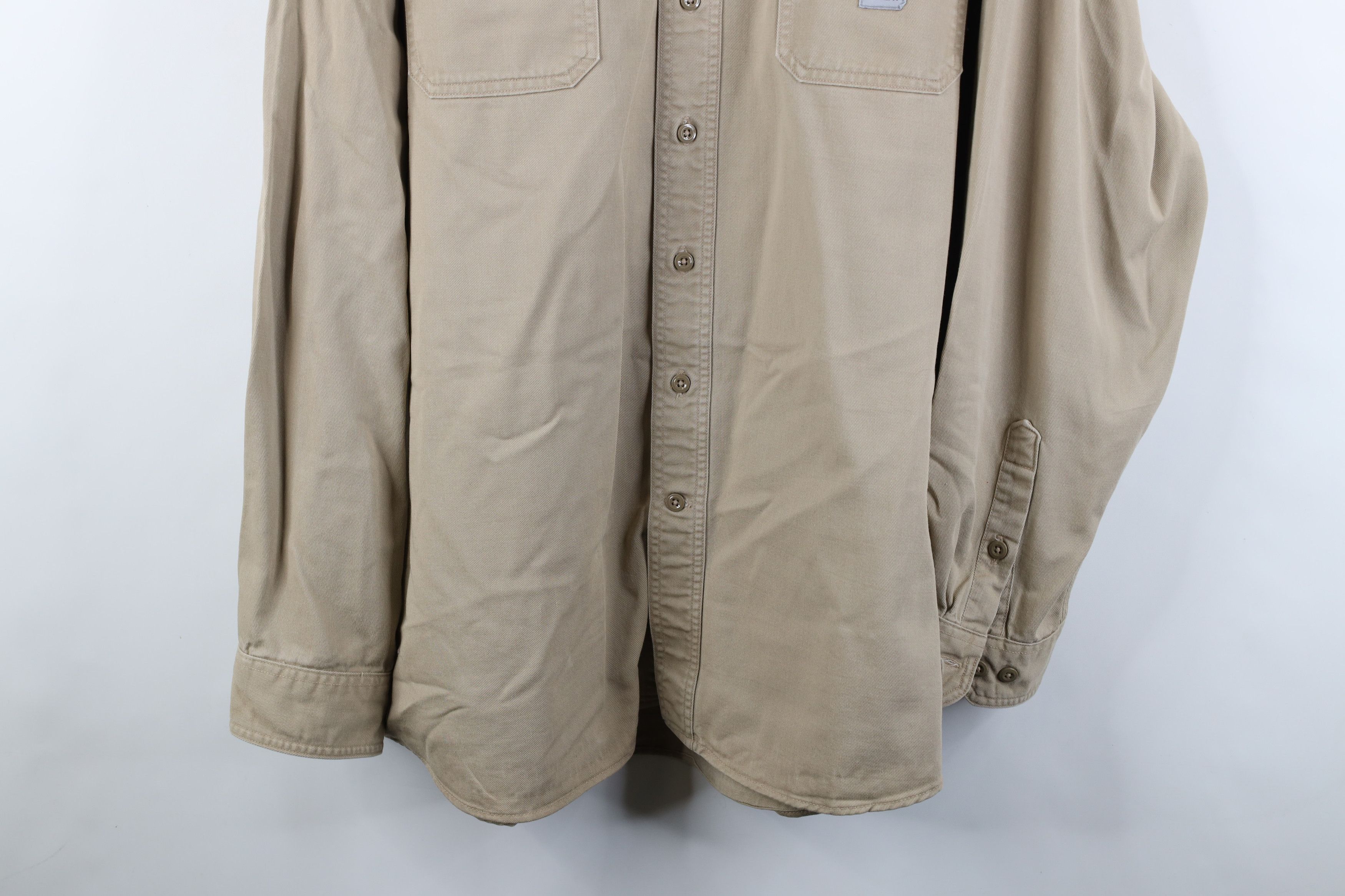 Carhartt Vintage Carhartt FR Fire Resistant Workwear Button Shirt Size US XXL / EU 58 / 5 - 3 Thumbnail