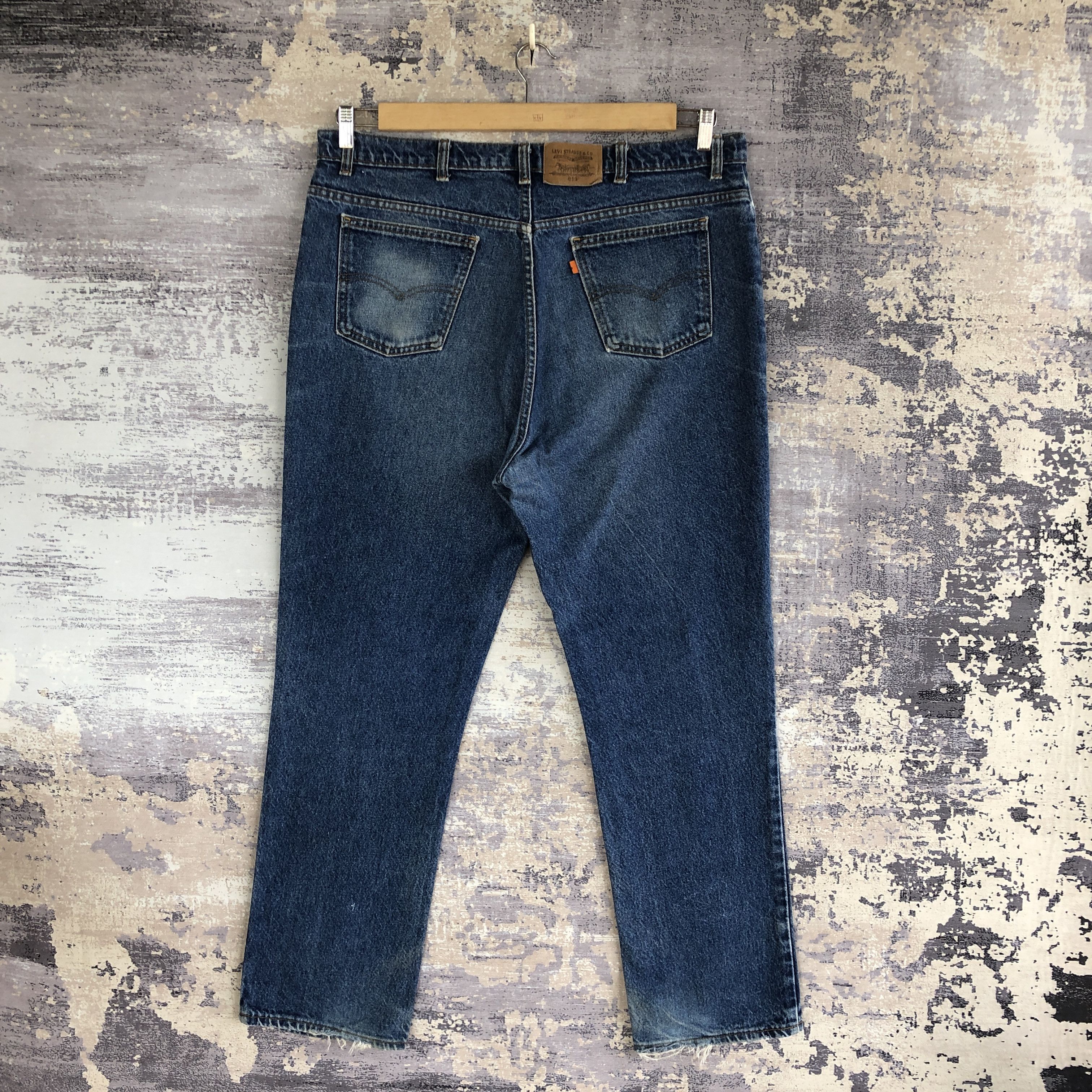 Levi's Vintage Levis 619 Orange Tab Jeans Levi's Stonewash Denim Size US 40 / EU 56 - 2 Thumbnail