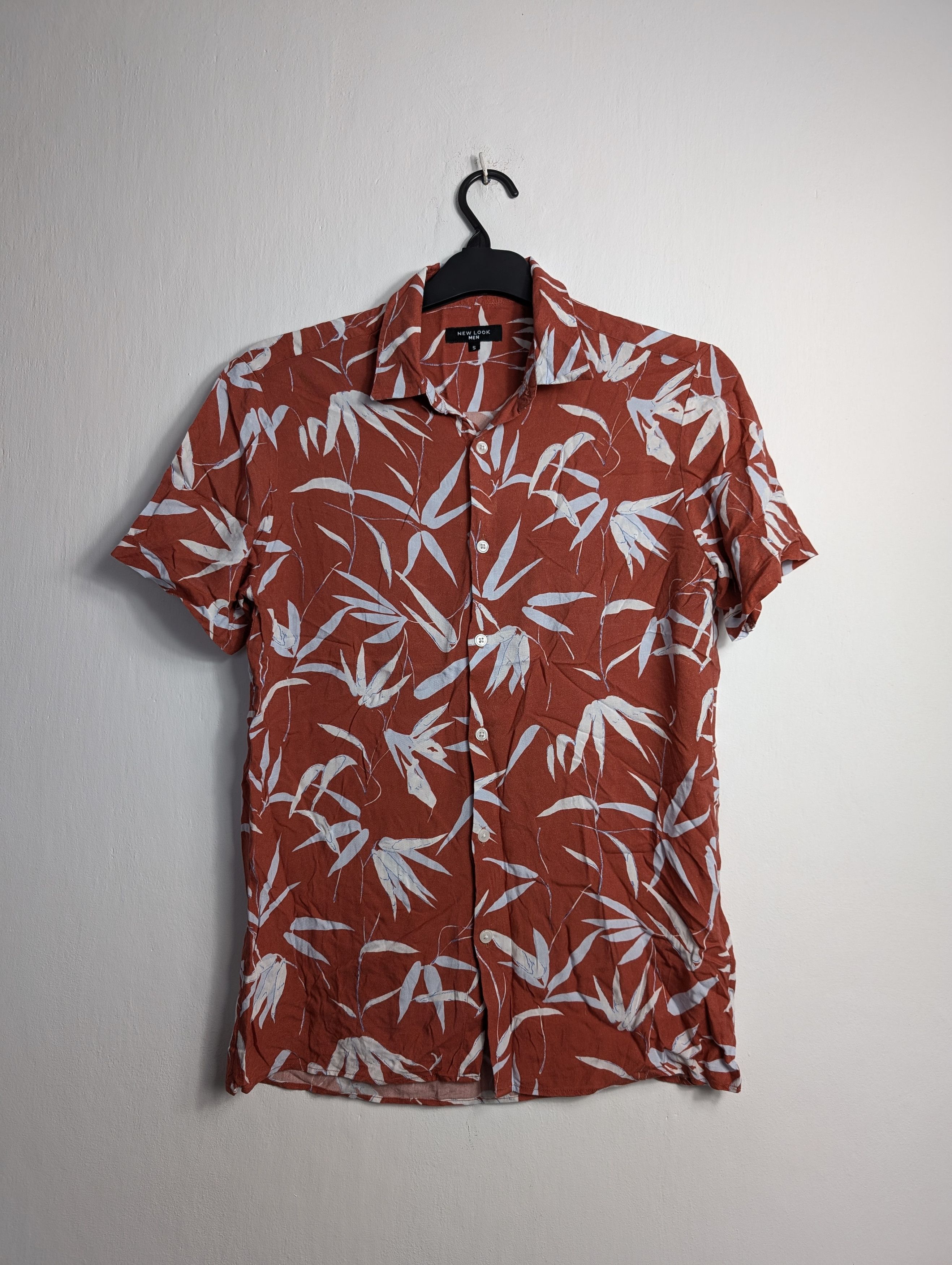 Vintage Vintage Y2K Hawaiian Shirt - Summer Floral Palm Tree Print Size US S / EU 44-46 / 1 - 1 Thumbnail