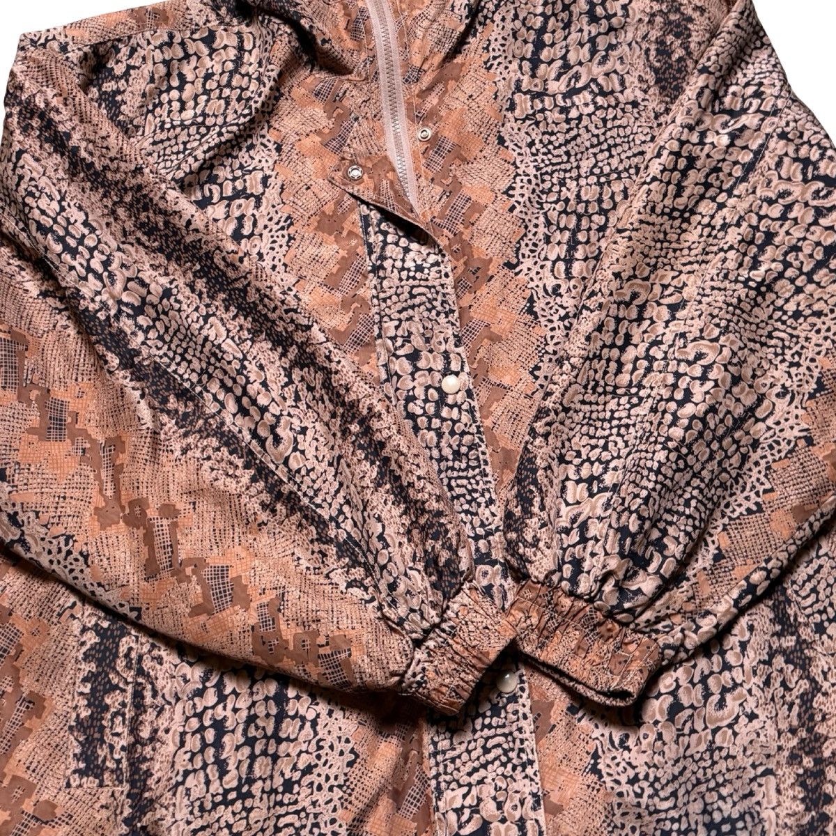 Other Vintage Details Sportswear Jacket Womens 2X Silk Zip Bomber Size XXL / US 16-18 / IT 52-54 - 6 Thumbnail