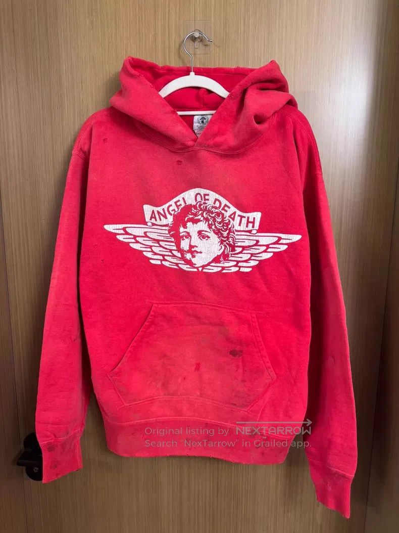 Saint Michael Saint Michael The red angel destroyed the old hoodie Size US M / EU 48-50 / 2 - 1 Thumbnail