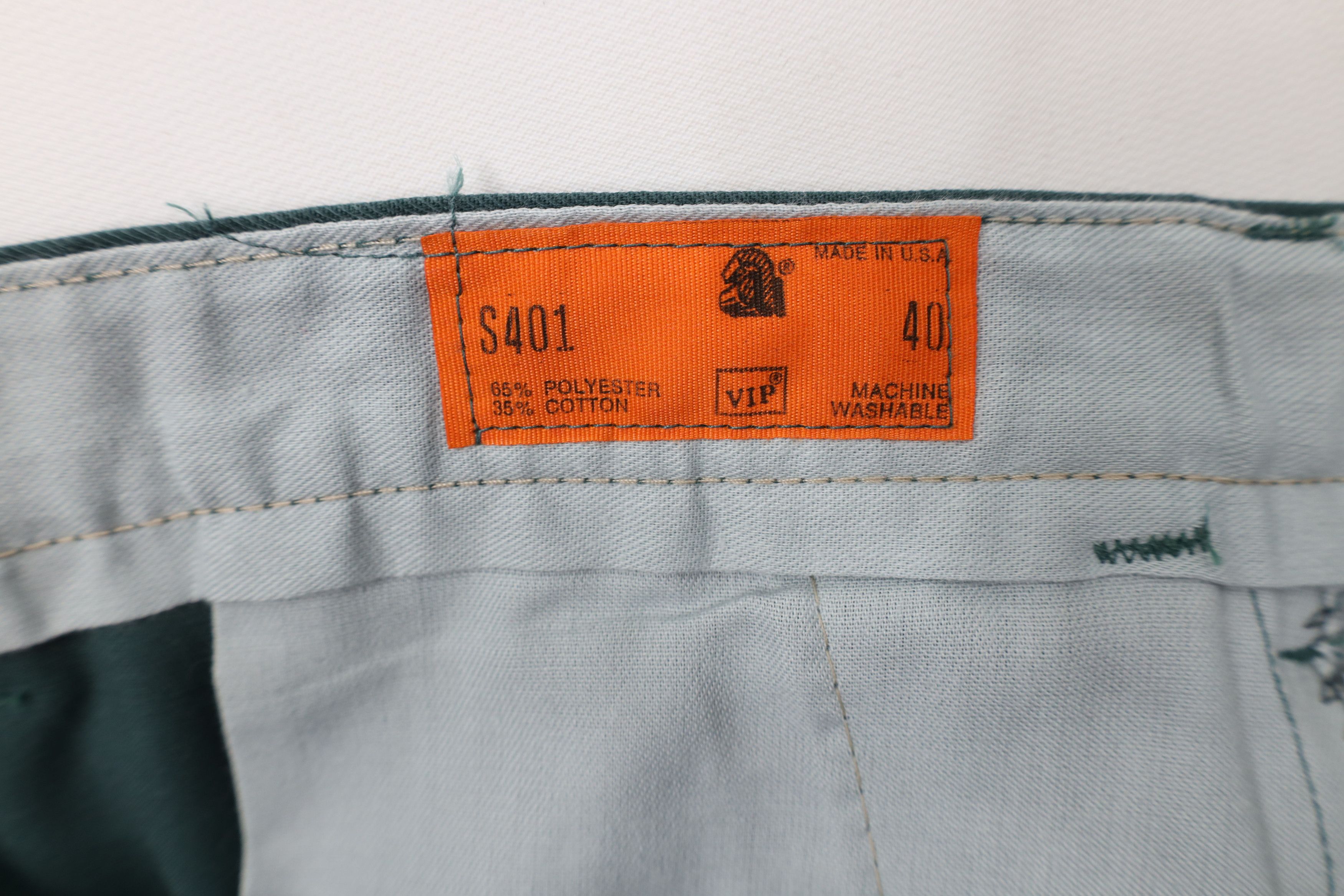 Vintage Vintage 80s 90s Streetwear Wide Leg Chino Pants Green USA Size US 40 / EU 56 - 8 Thumbnail