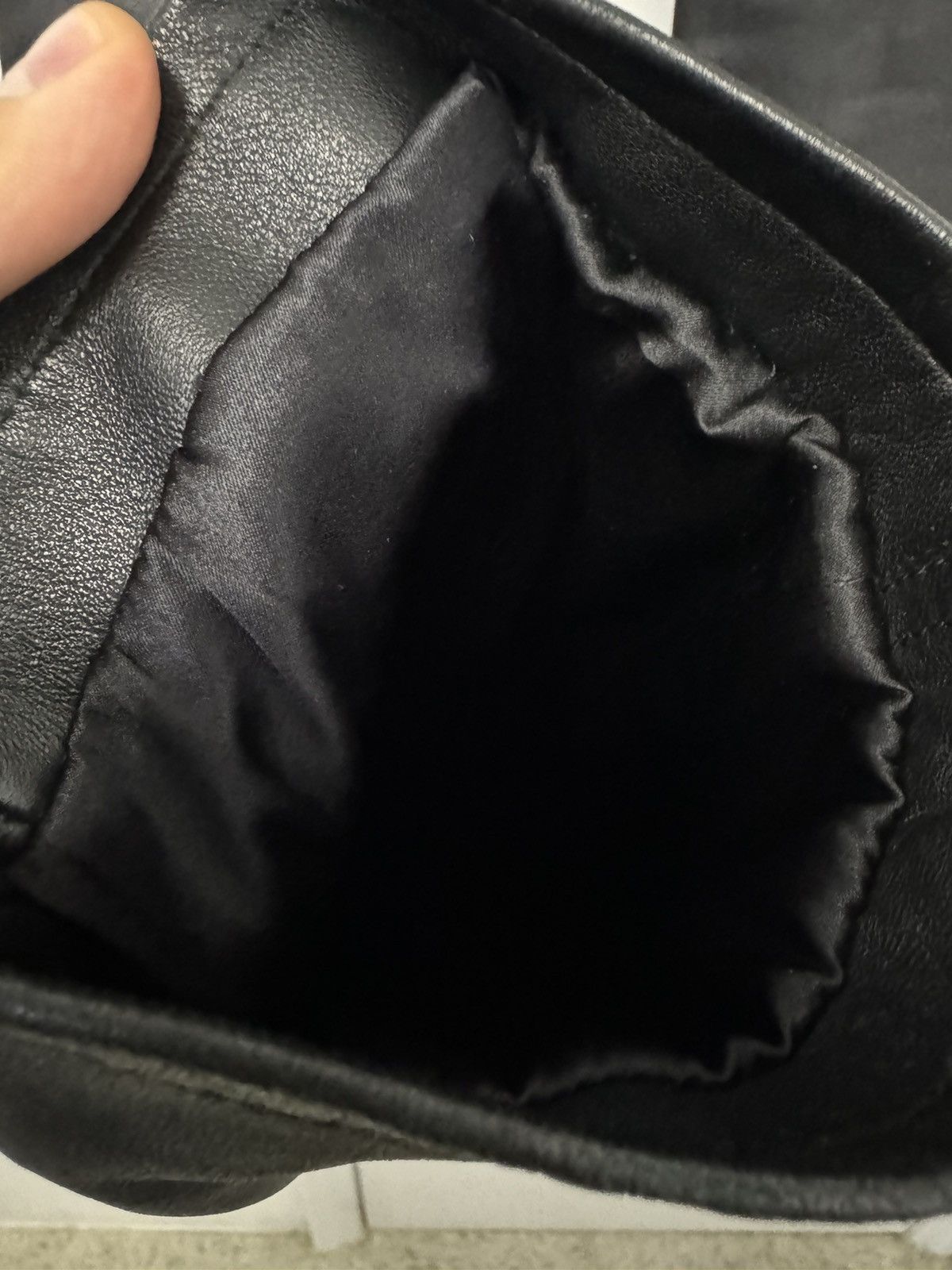 Balenciaga Balenciaga Silk Lined Leather Pants Size US 31 - 3 Thumbnail