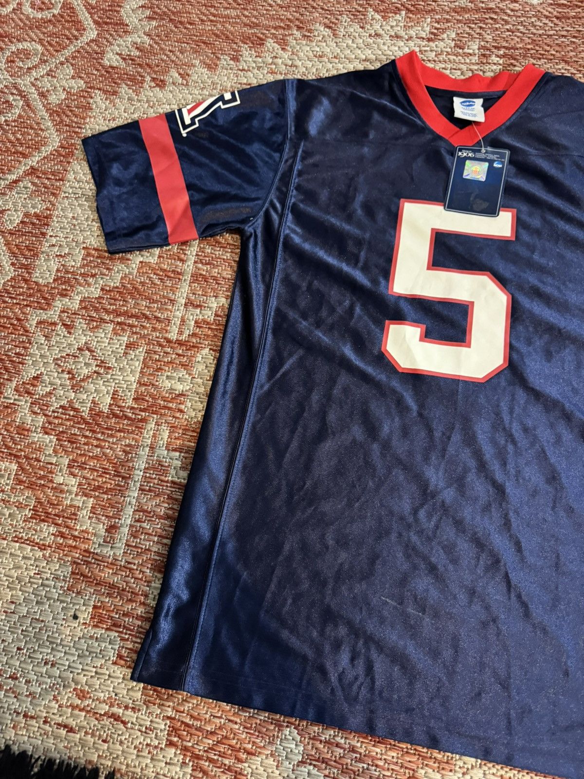 NCAA Arizona Wildcats Football Jersey Navy Red Brand New 2XL Size US XXL / EU 58 / 5 - 3 Thumbnail