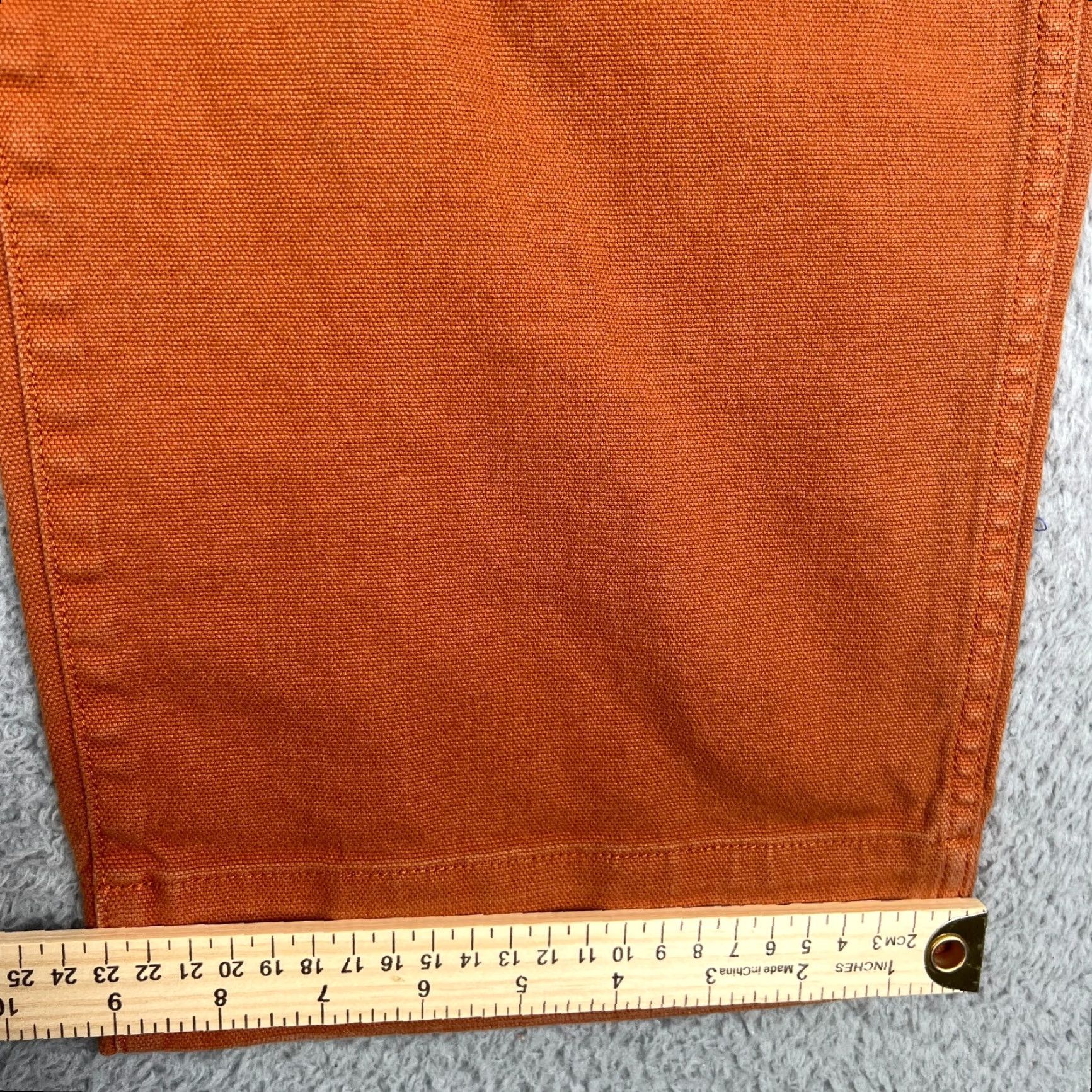 Madewell VINTAGE Madewell Pants Womens 25 Orange Wide Leg Crop 90s Bohemian Size 42" / US 20 - 2 Thumbnail