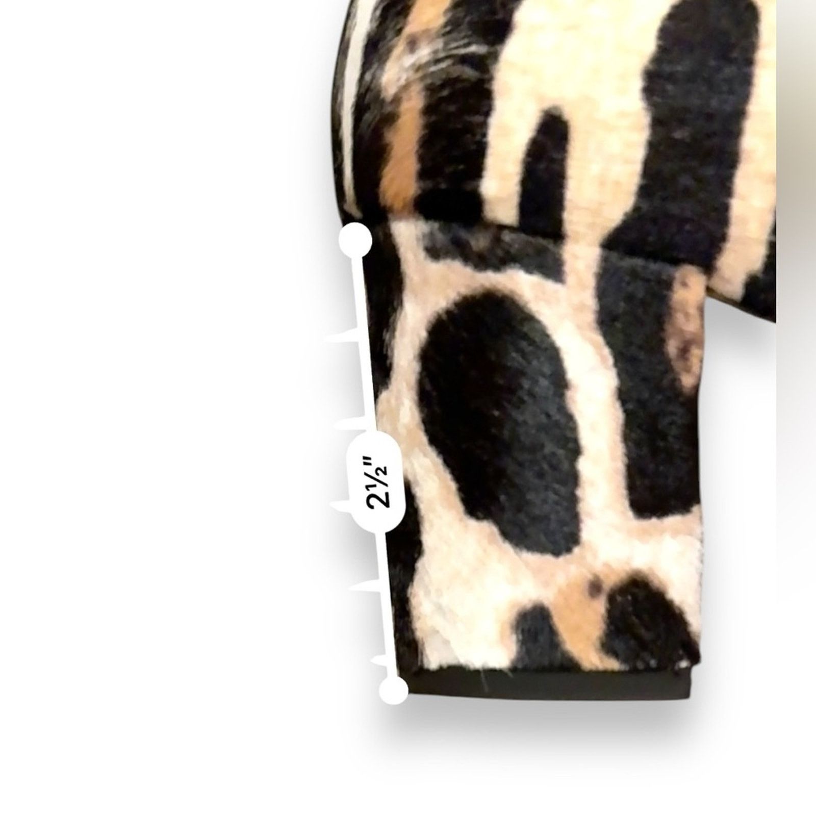 J.Crew J. Crew Sophia Calf Hair Cheetah Print Block Closed Toe Heel Size US 9 / IT 39 - 16 Thumbnail