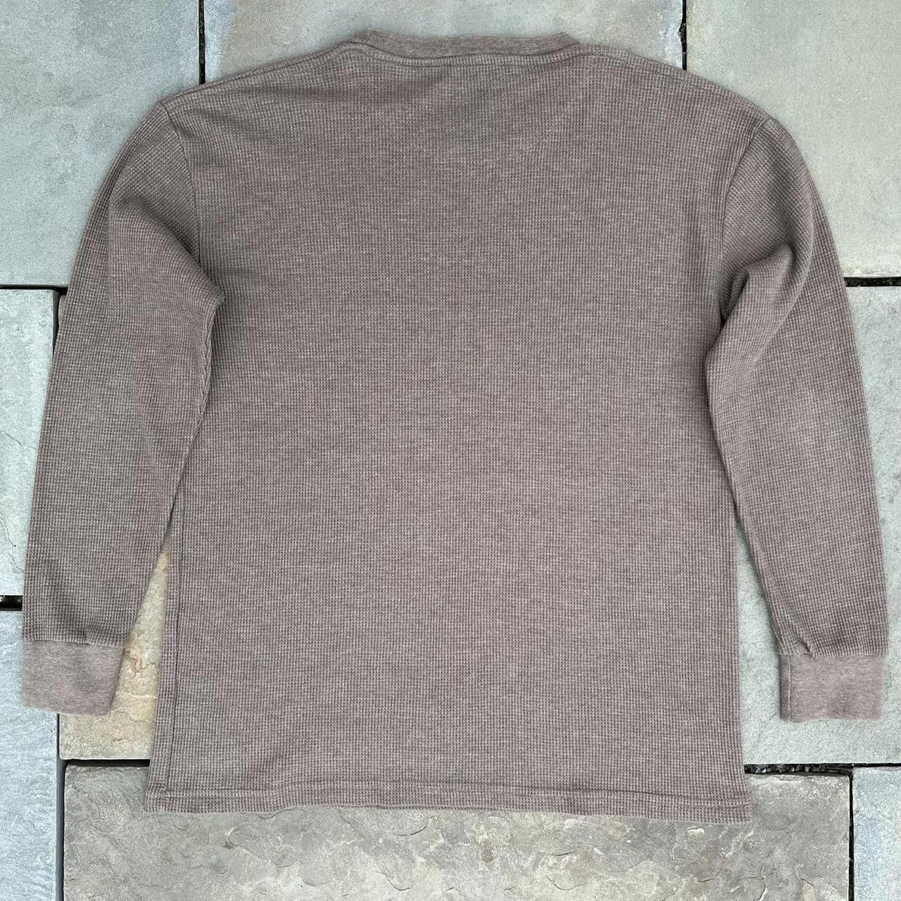 Arizona Jean Co. Y2K Brown Heather Waffle Knit Thermal Size US L / EU 52-54 / 3 - 4 Thumbnail