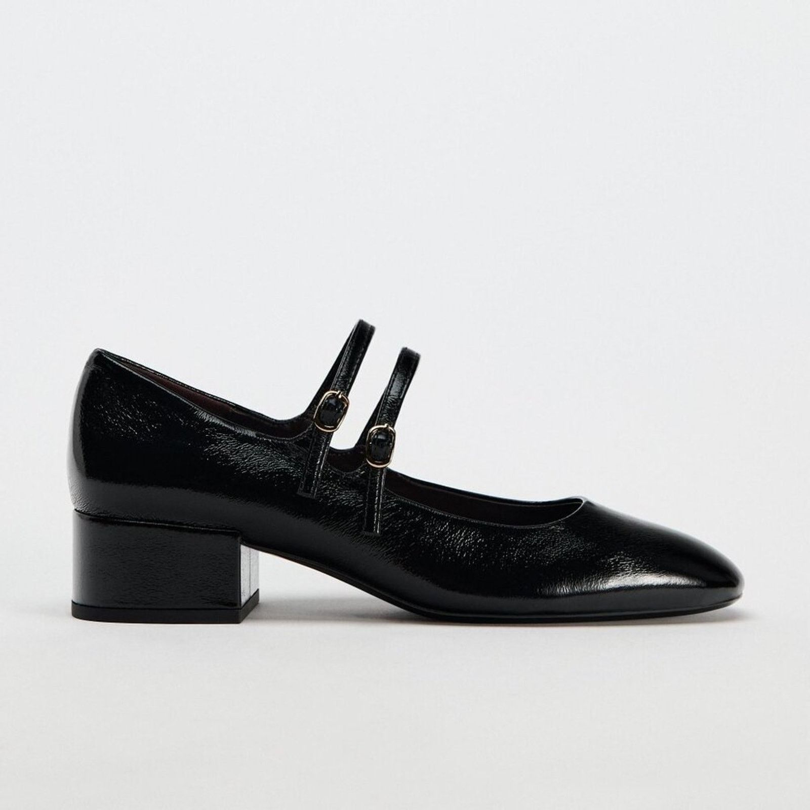 Zara ZARA Faux Patent Leather Heels Size US 9 / IT 39 - 3 Thumbnail