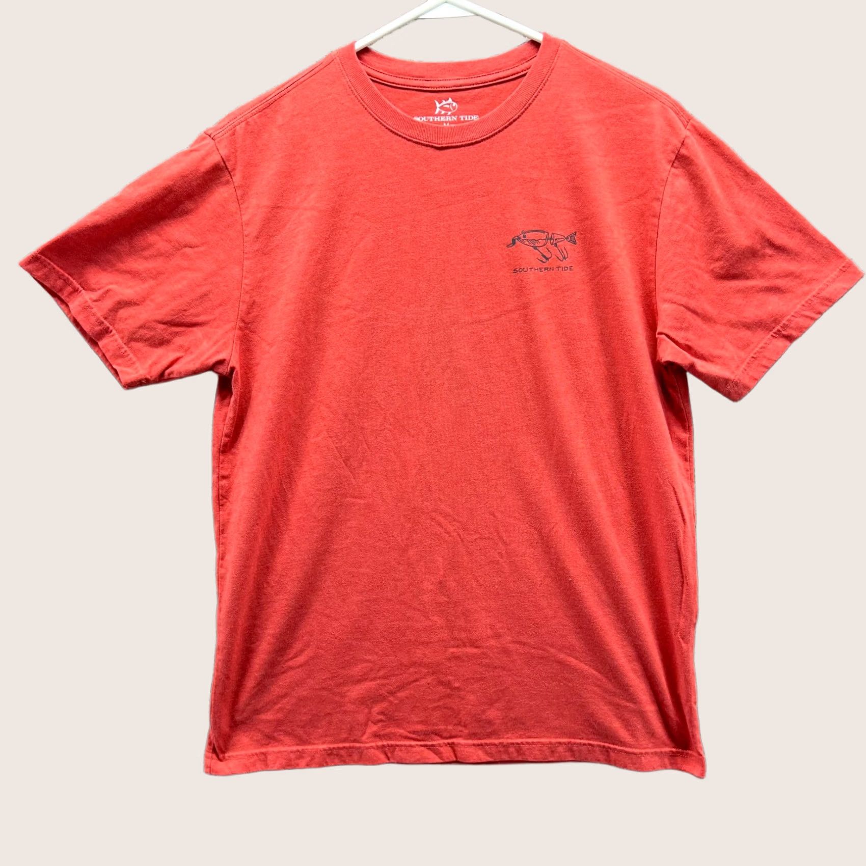 Southern Tide Southern Tide Shirt Men Medium Orange Crewneck Cotton Tee Shirt Fishing Bass Logo Short Sleeve T-Shirt Size US M / EU 48-50 / 2 - 1 Thumbnail