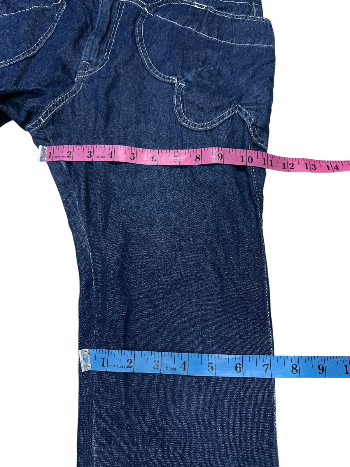 Kapital Mericbecoup Issey Miyake Blue Indigo . Size US 32 / EU 48 - 4 Thumbnail