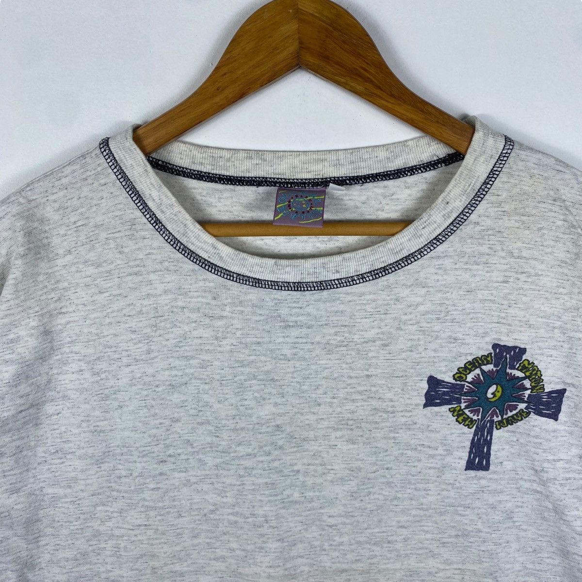 Vintage Vintage 90's GLOBAL VILLAGE Collection Ocean Motion New Wave Size US XL / EU 56 / 4 - 6 Thumbnail