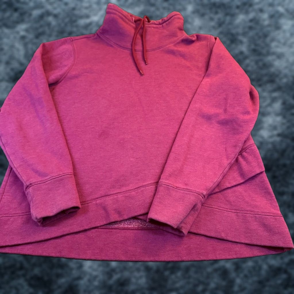 Vintage DSG Pink Mock Neck Pullover Sweatshirt High Neck Long Sleeve Casual Womens XXL Size XXL / US 16-18 / IT 52-54 - 1 Thumbnail