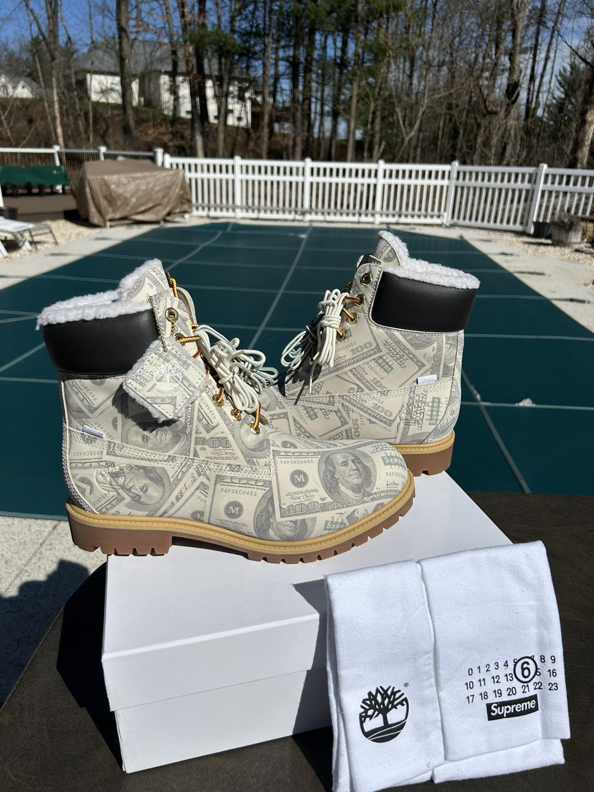 Maison Margiela Supreme x MM6 Timberland Boots Size US 11.5 / EU 44-45 - 2 Thumbnail