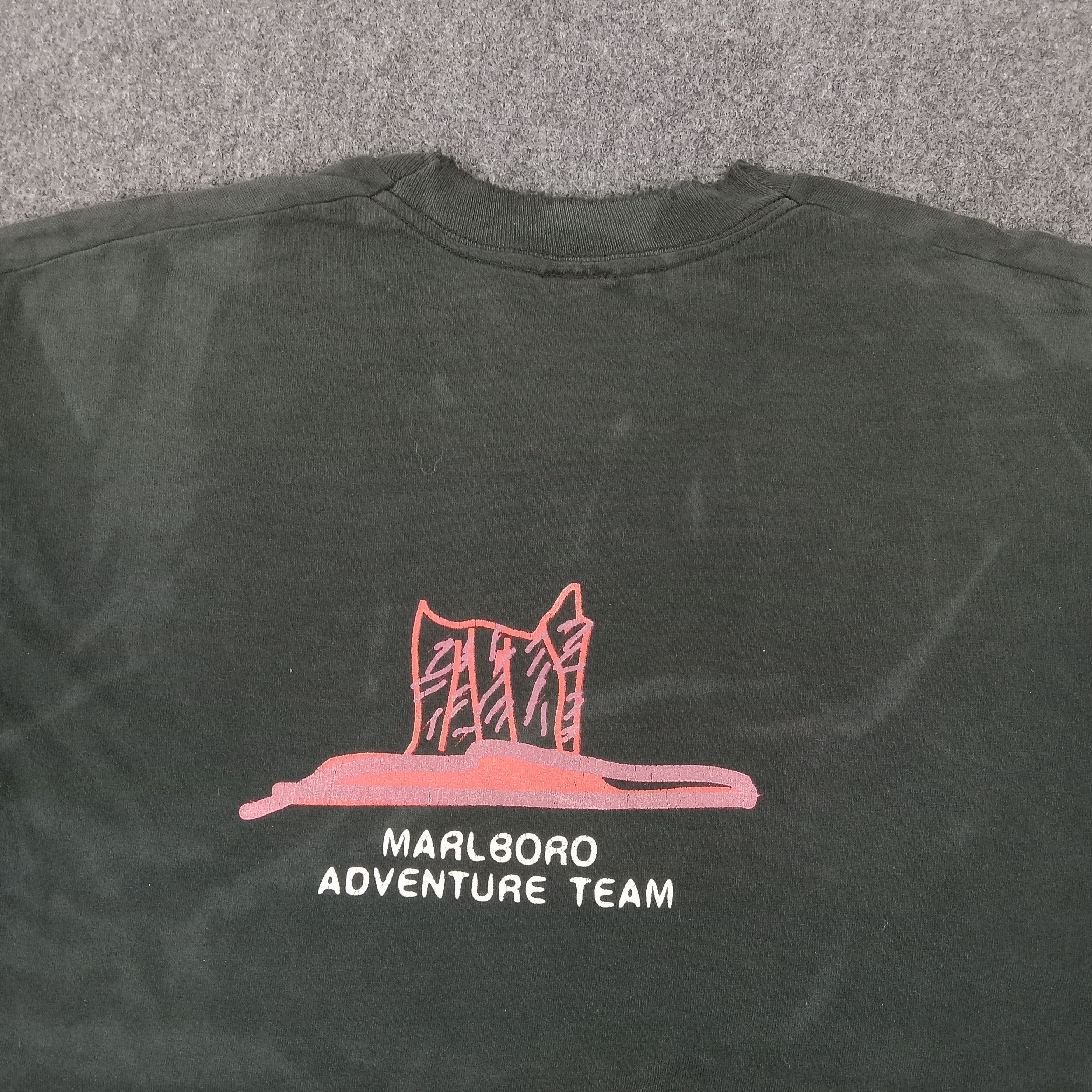 Marlboro × Vintage Marlboro Adventure Team Promo Distressed Tshirt Size US L / EU 52-54 / 3 - 7 Thumbnail