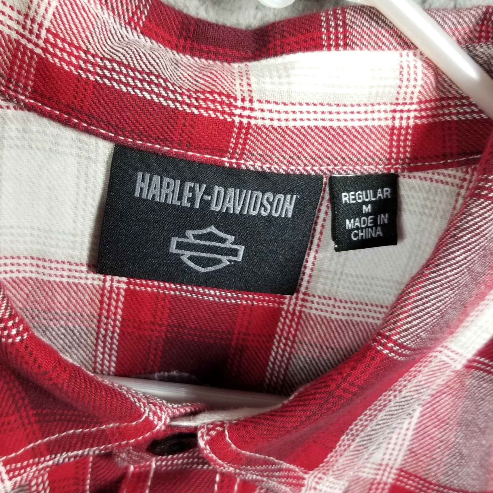 Harley Davidson Harley-Davidson Shirt Mens M Red Plaid Short Sleeve Button Up Milwuakee Size US M / EU 48-50 / 2 - 5 Thumbnail