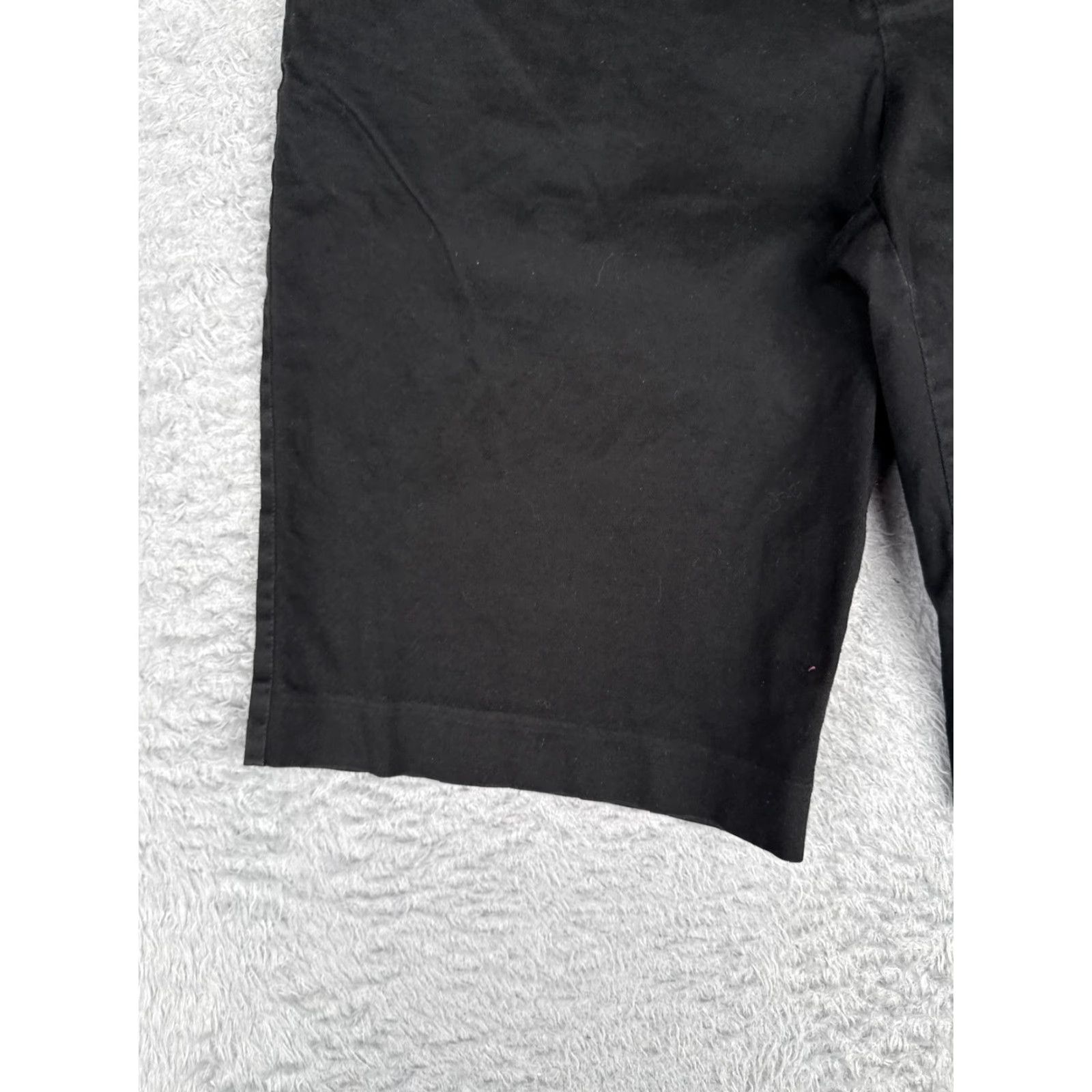 Ralph Lauren Lauren Ralph Lauren L-RL Shorts Womens Bermuda Black 10 Chino Stretch Casual Size 32" / US 10 / IT 46 - 3 Thumbnail