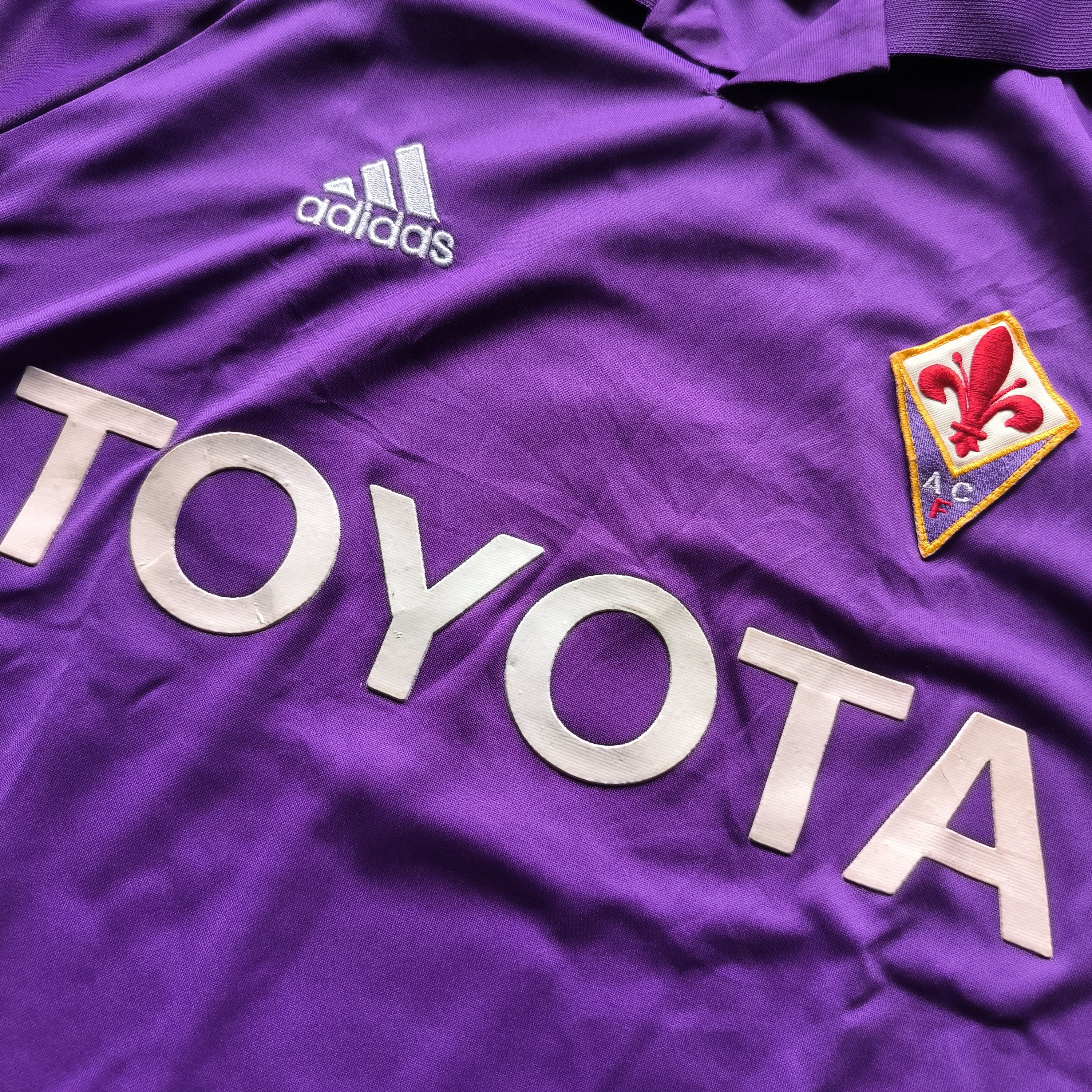 Adidas Vintage 2004 Fiorentina Home Di Livio Jersey Size US L / EU 52-54 / 3 - 2 Thumbnail