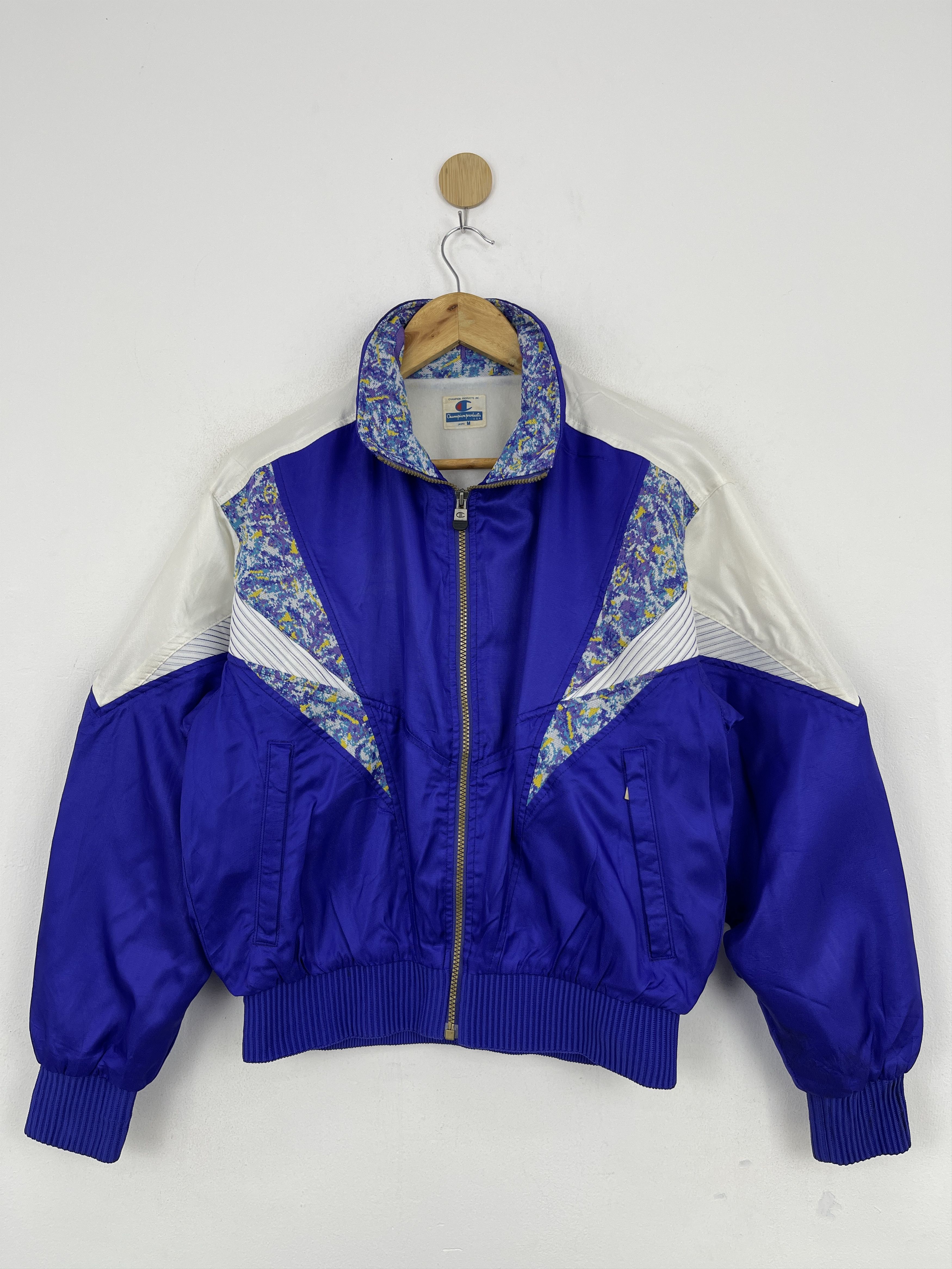 Champion Vintage 80s Champion Zipper Blue Light Jacket JA0094 Size US M / EU 48-50 / 2 - 1 Thumbnail