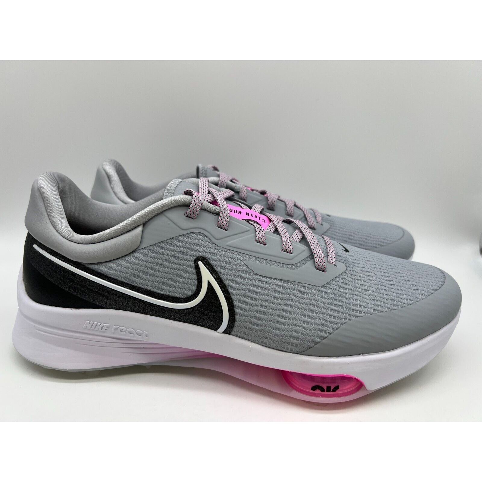 Nike Air Zoom Infinity Tour Next% Gray/Pink Golf Men 11 display picture 2