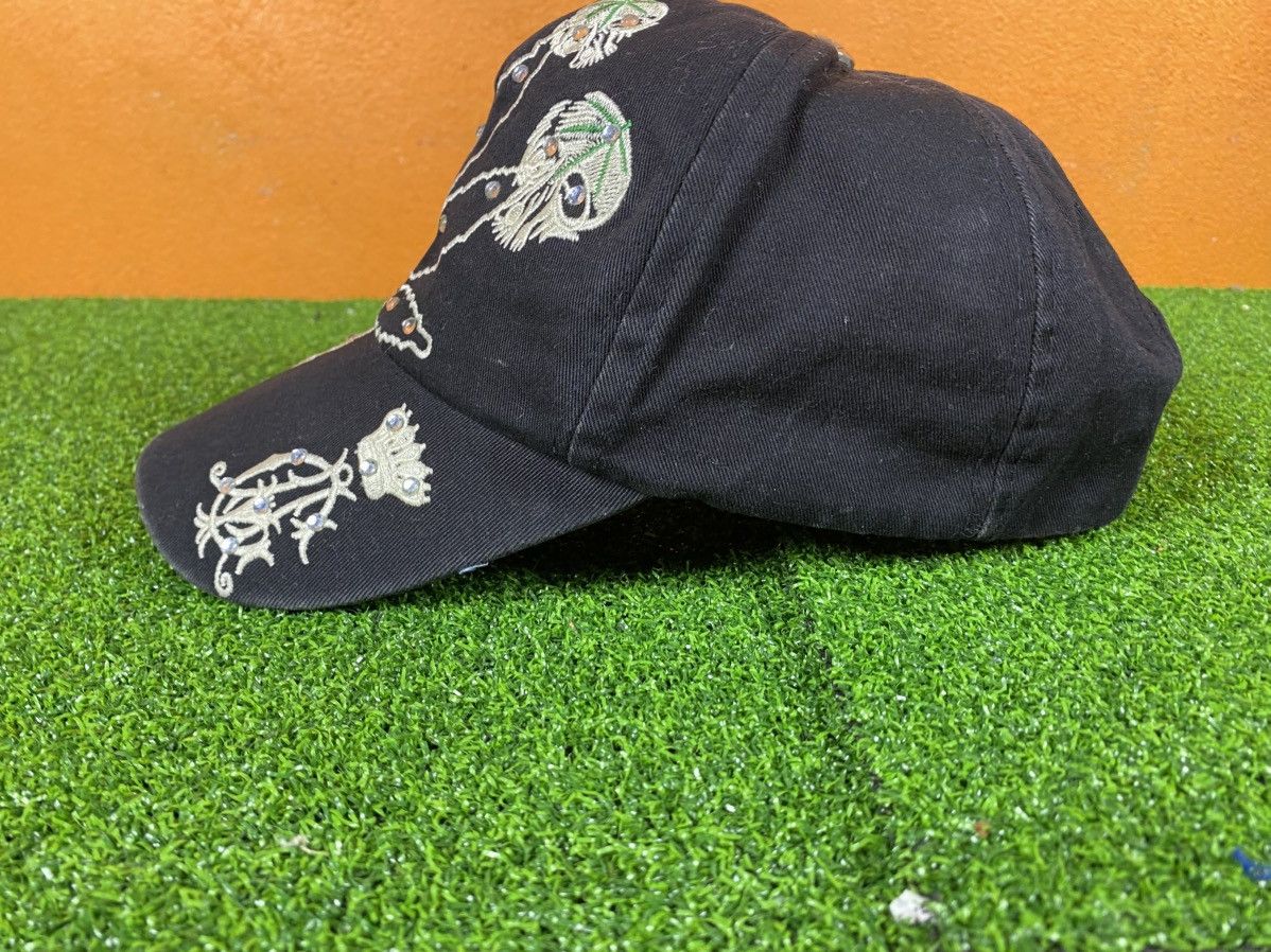 Christian Audigier Christian Audigier Los Angeles Embroidered Denim Brim Cap Size ONE SIZE - 7 Thumbnail