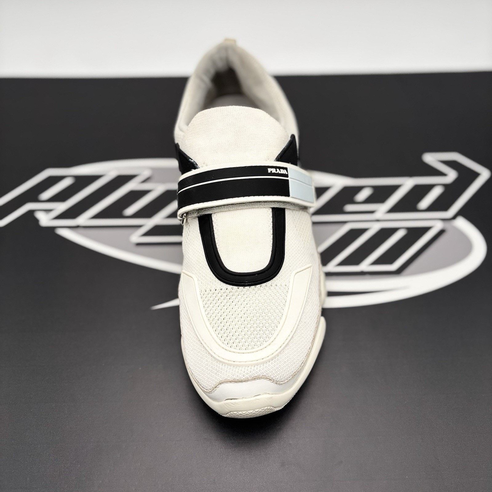 Prada Prada Cloudbust Sneaker ' White Black ' | GOOD CONDITION! Size US 7.5 / EU 40-41 - 14 Thumbnail