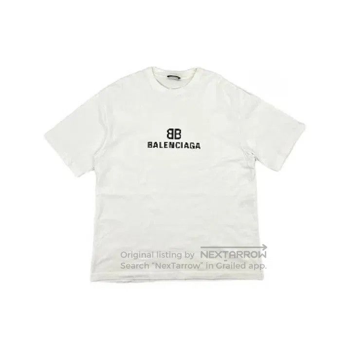 Balenciaga Balenciaga Logo Print Short Sleeve T. Size US M / EU 48-50 / 2 - 1 Thumbnail