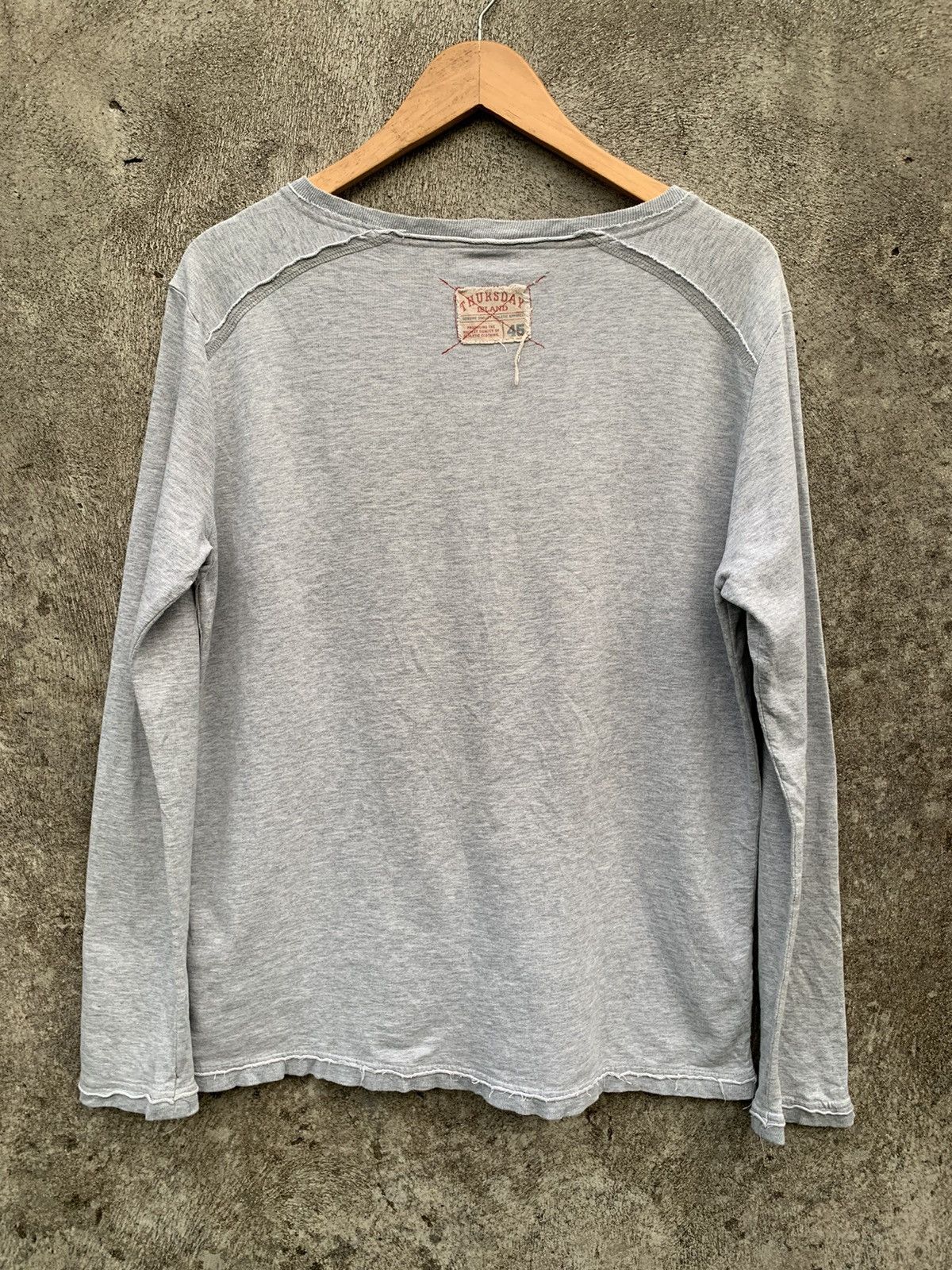 14th Addiction × Beauty Beast × KMRii Japanese brand Thursday island distressed detail longsleeve Size US M / EU 48-50 / 2 - 8 Thumbnail