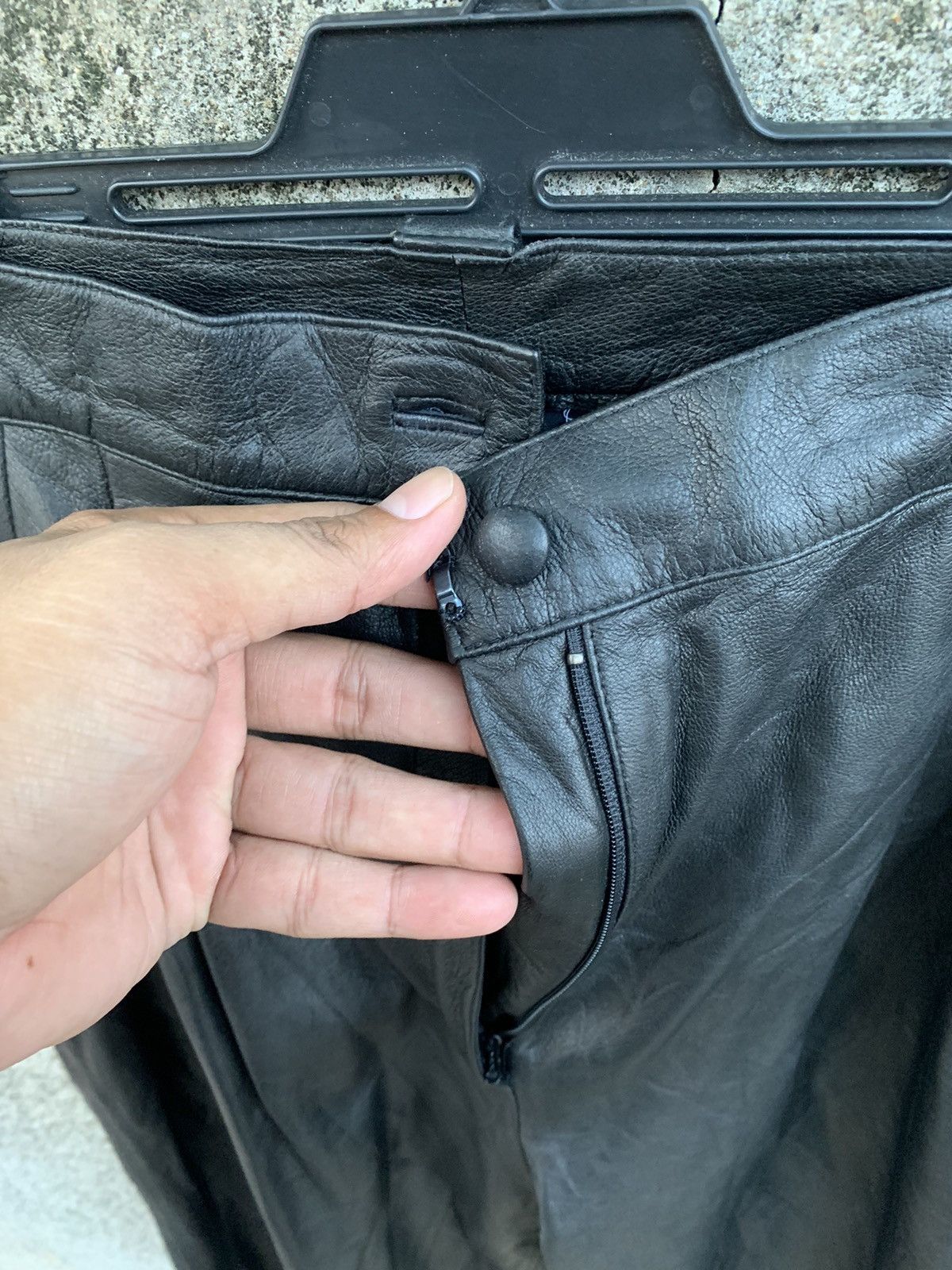 Designer Leather Pants Size US 30 / EU 46 - 4 Thumbnail