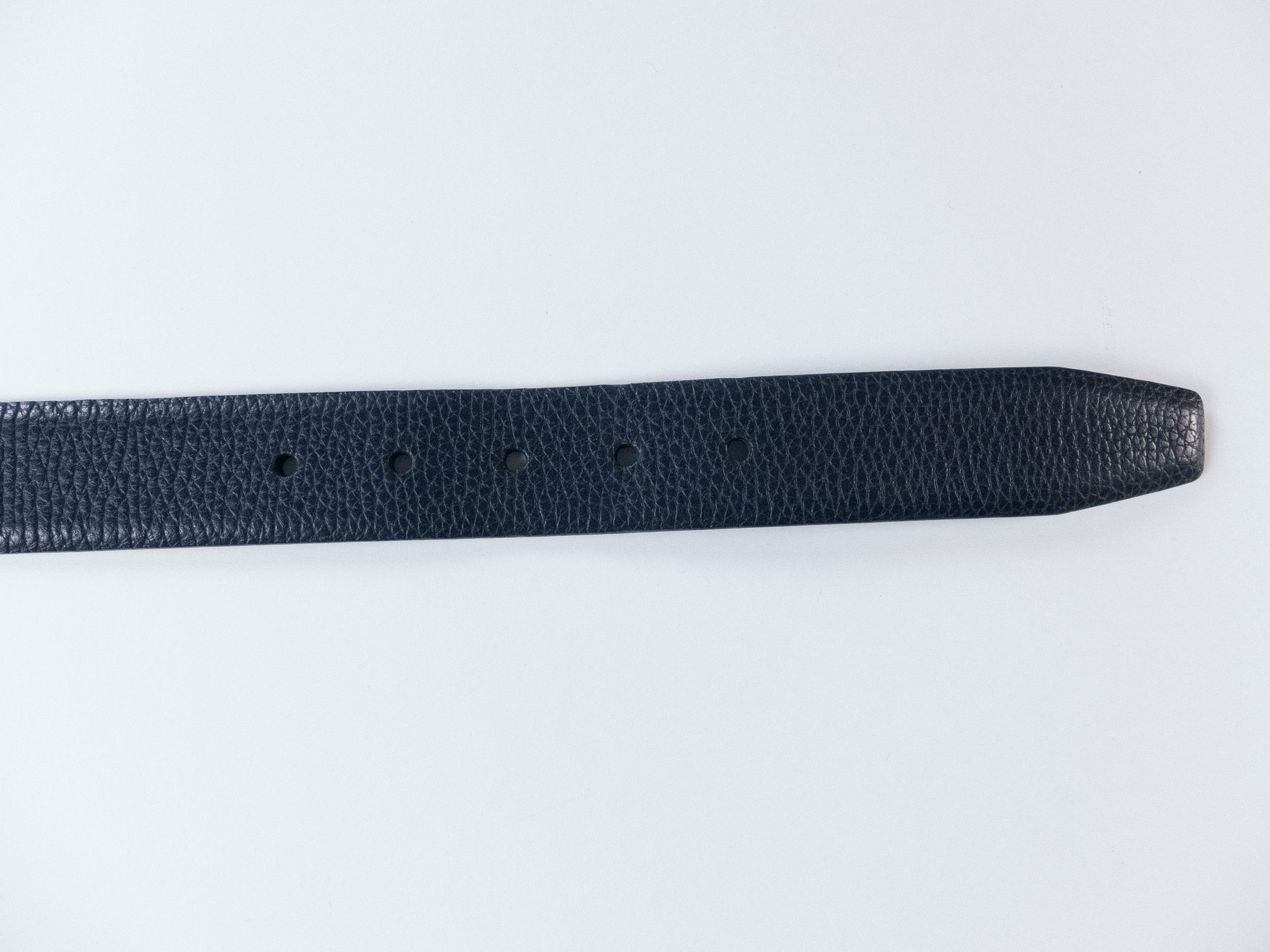 Orciani ORCIANI navy blue leather belt 90 (for size 34 inch waist) Size 34 - 5 Thumbnail