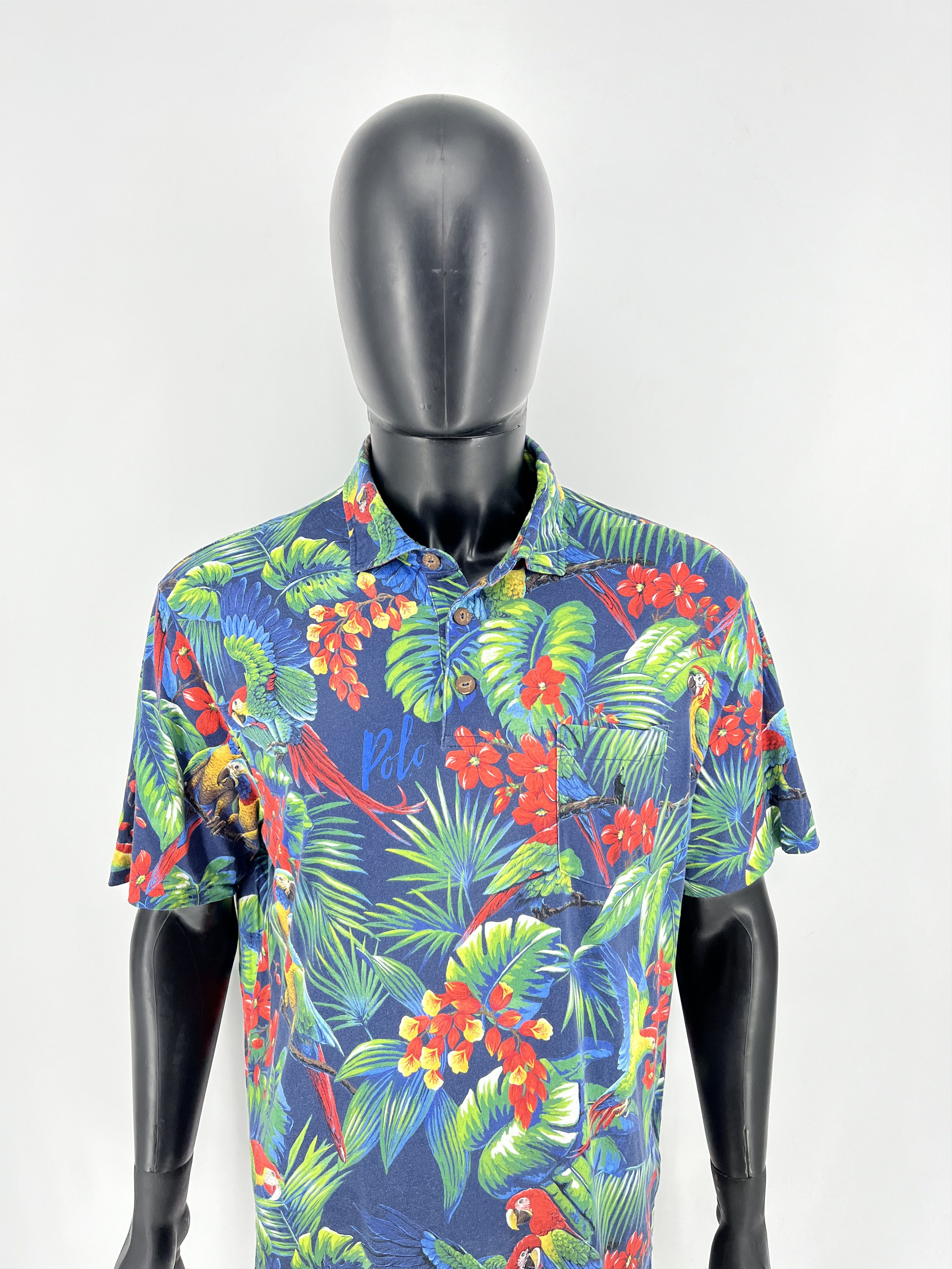 Polo Ralph Lauren Polo Ralph Lauren Men Classic Fit Hawaiian Tropical Parrot Size US L / EU 52-54 / 3 - 6 Thumbnail