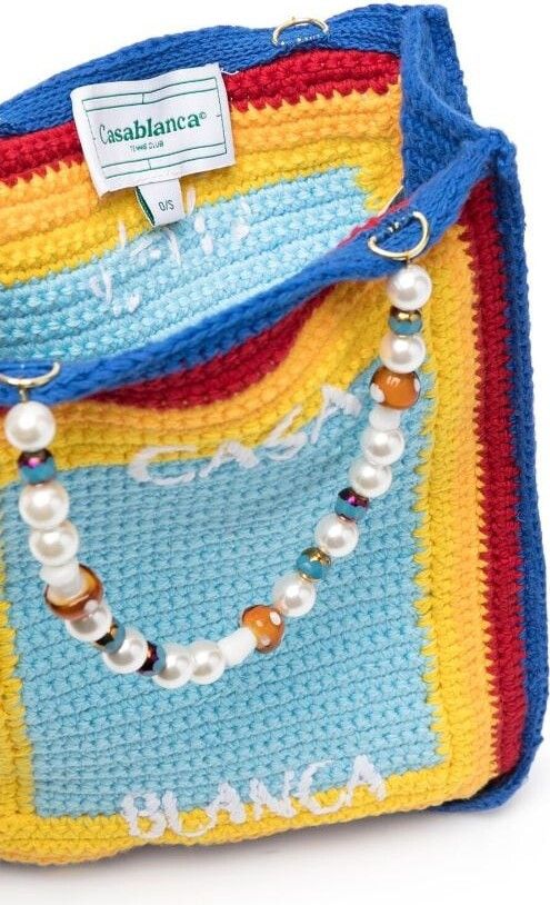 Casablanca o1mle0524 Size: OS Crochet Bag in Multicolor Size ONE SIZE - 5 Thumbnail