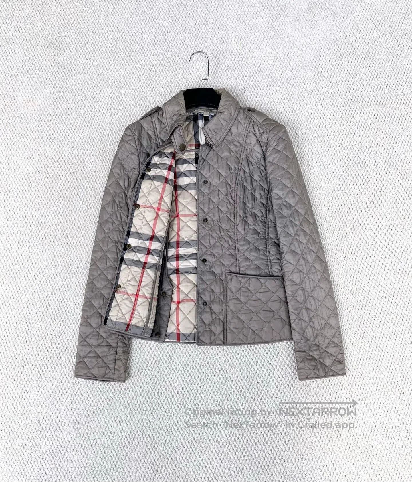 Burberry burberry quilted nylon flight jacket in khaki. Size US S / EU 44-46 / 1 - 7 Thumbnail
