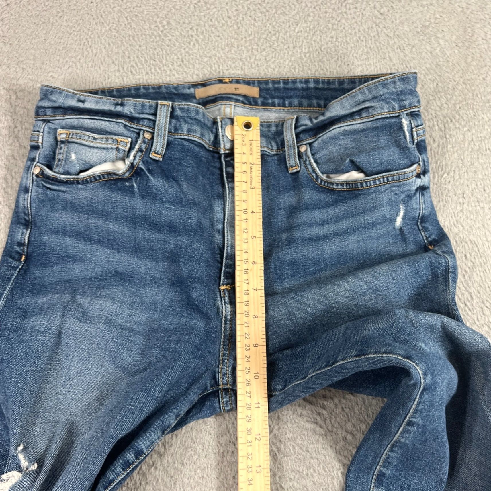 Vintage VINTAGE Joe’s Jeans Women’s Skinny Denim Pants Medium Wash Blue 31 Inches High Rise Stretch Retro Style Size 24" / US 00 / IT 34 - 3 Thumbnail