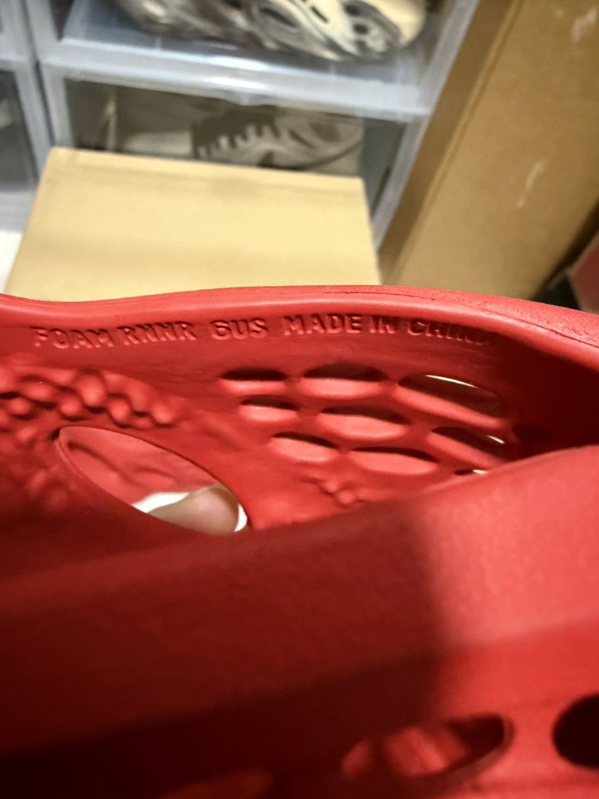 Adidas × Kanye West Adidas Yeezy Foam Runner Vermillion Size US 6 / EU 39 - 8 Thumbnail
