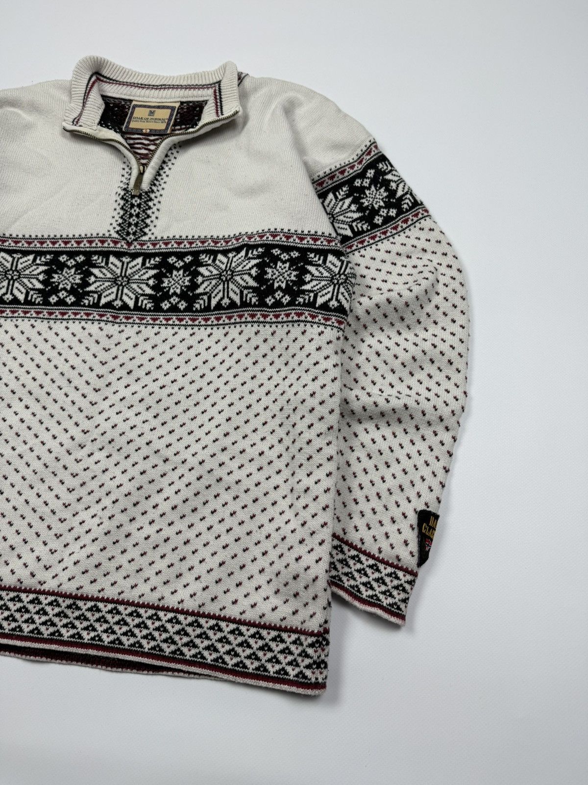 Dale Of Norway Dale Of Norway Cotton 1/4 Zip Knit Sweater Size S Size US S / EU 44-46 / 1 - 3 Thumbnail