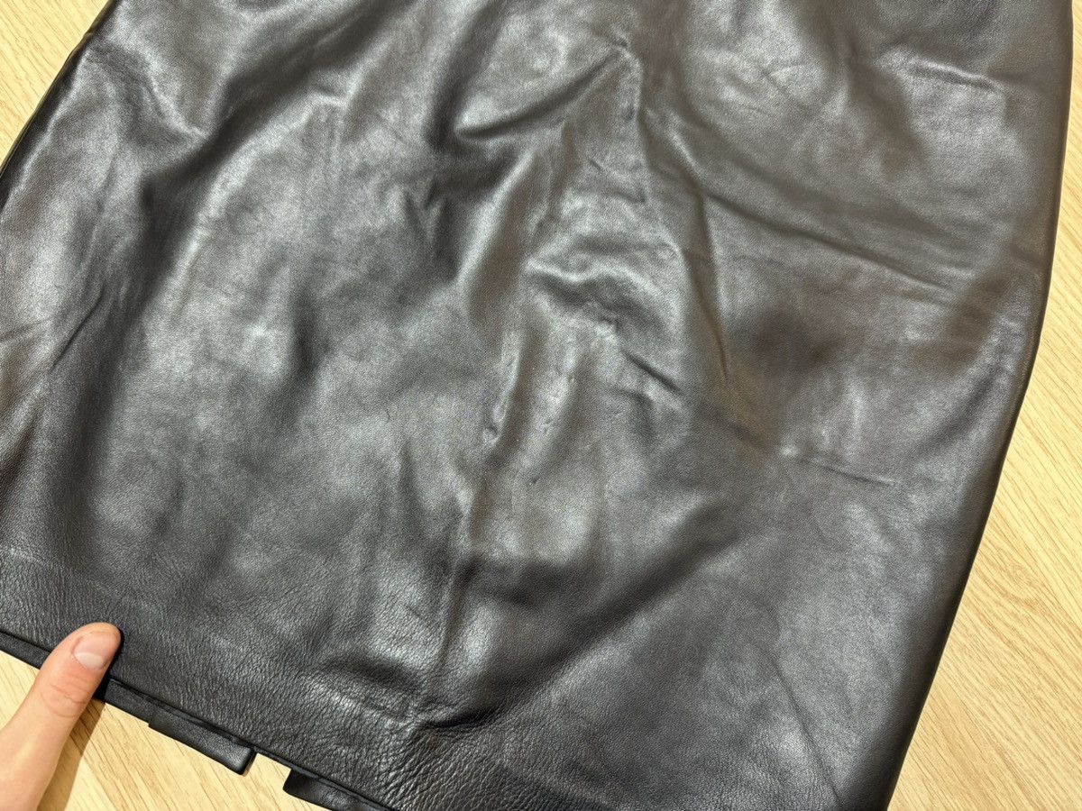 Escada × Leather × Vintage Escada lammnappa skirt 38 Size 26" / US 2 / IT 38 - 11 Thumbnail