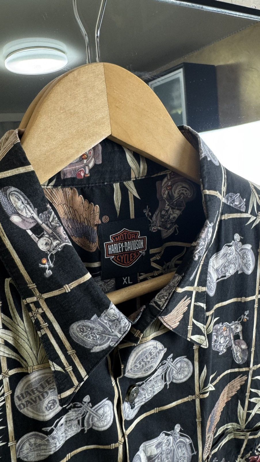 Harley Davidson Harley Davidson xTori Richard Cotton Lawn Bamboo Aloha Shirt Size US XL / EU 56 / 4 - 2 Thumbnail
