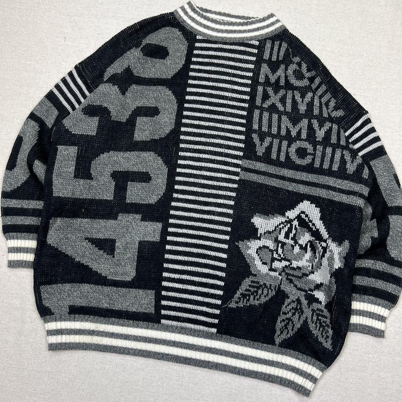 Vintage Vintage 90’s oversize abstract sweater Size US XL / EU 56 / 4 - 3 Thumbnail