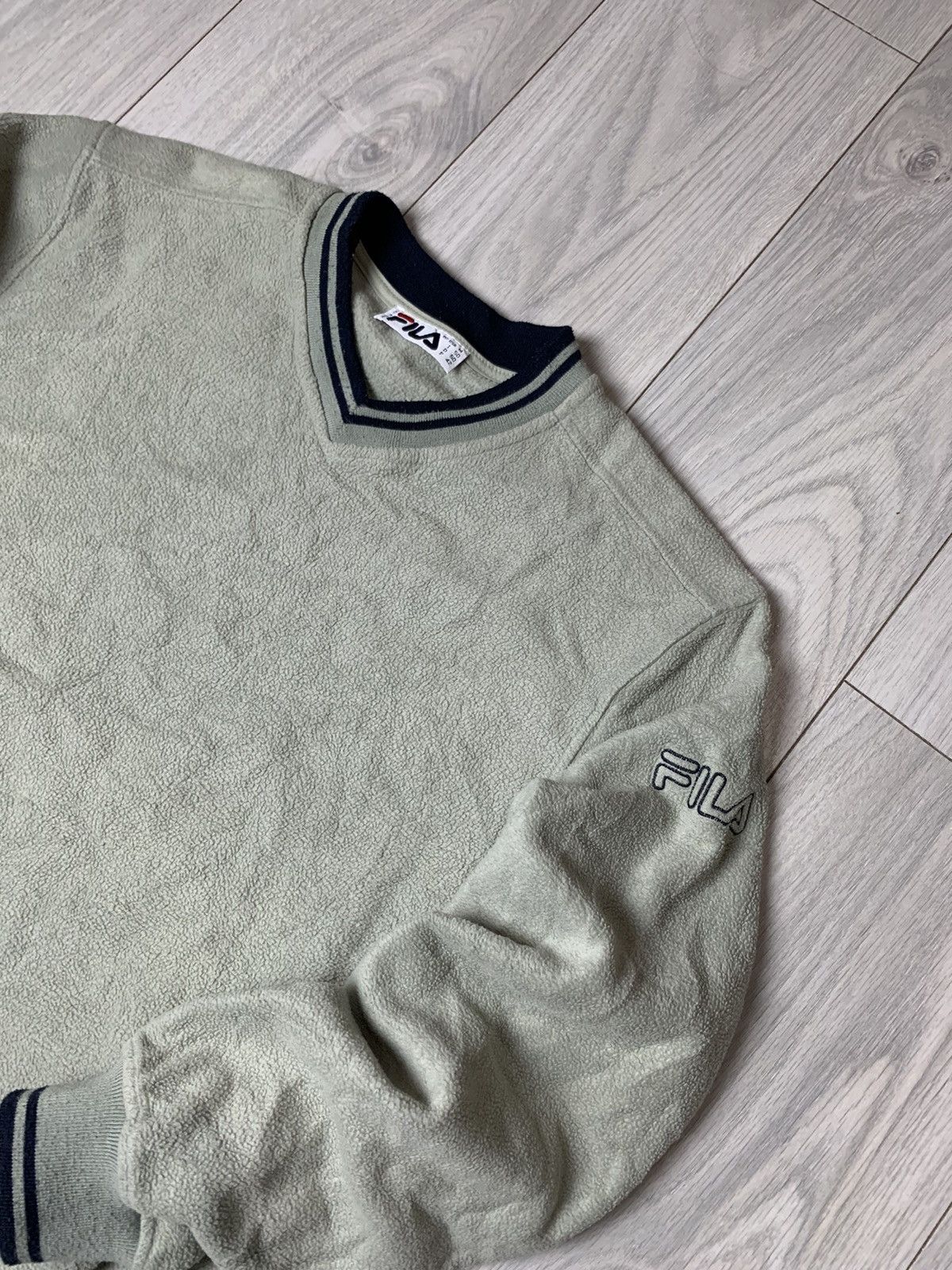 Fila Vintage Fleece Fila With Logo Teddy Size US M / EU 48-50 / 2 - 2 Thumbnail