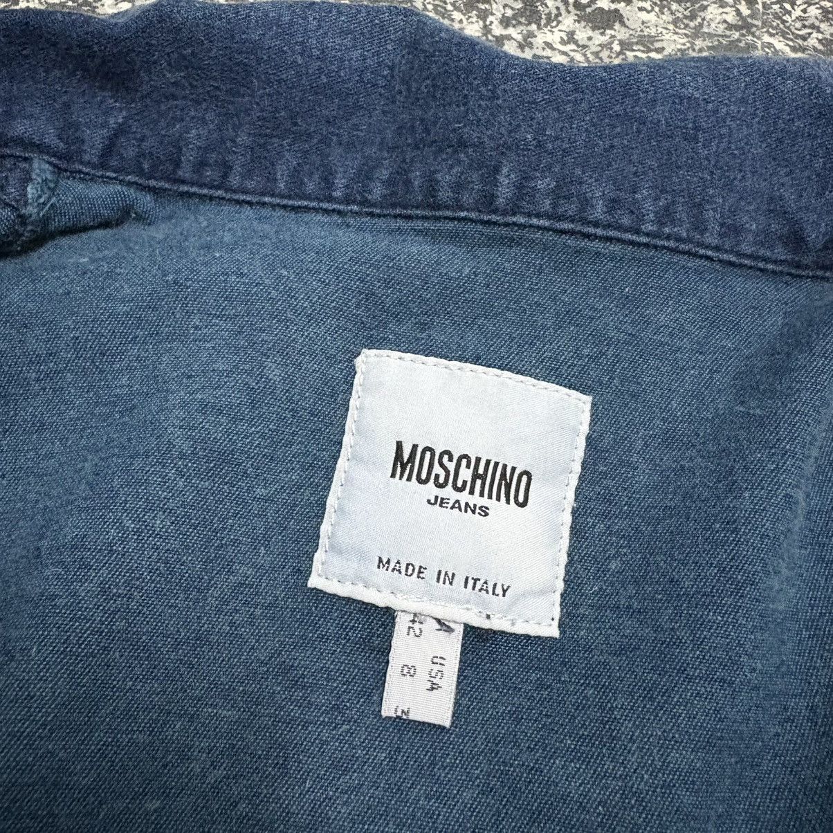 Moschino 🔴 MOSCHINO Vintage Denim Jacket 🔴 Size S / US 4 / IT 40 - 7 Thumbnail