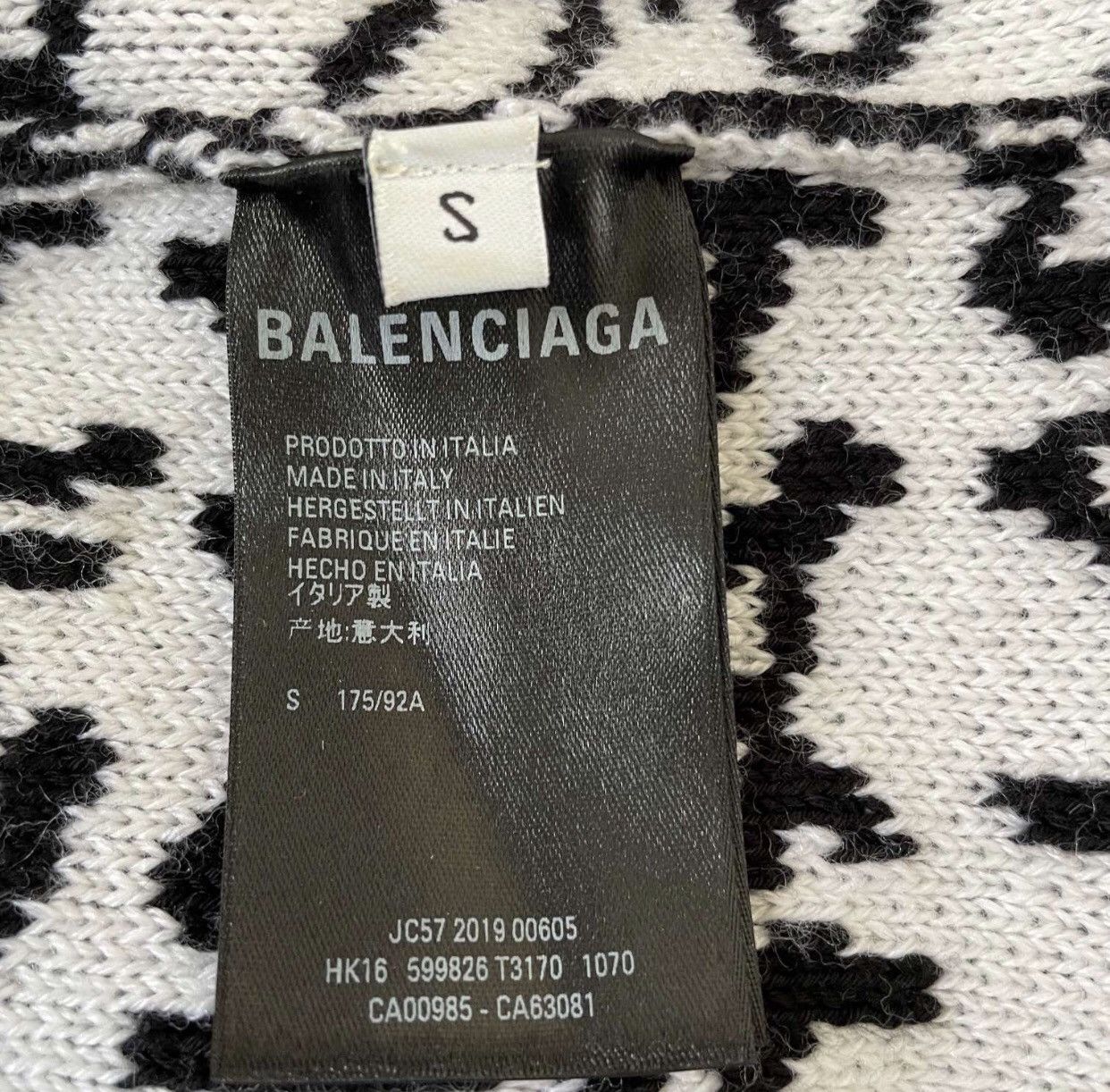 Balenciaga Balenciaga sweater2412-Nextarrow Size US S / EU 44-46 / 1 - 6 Thumbnail