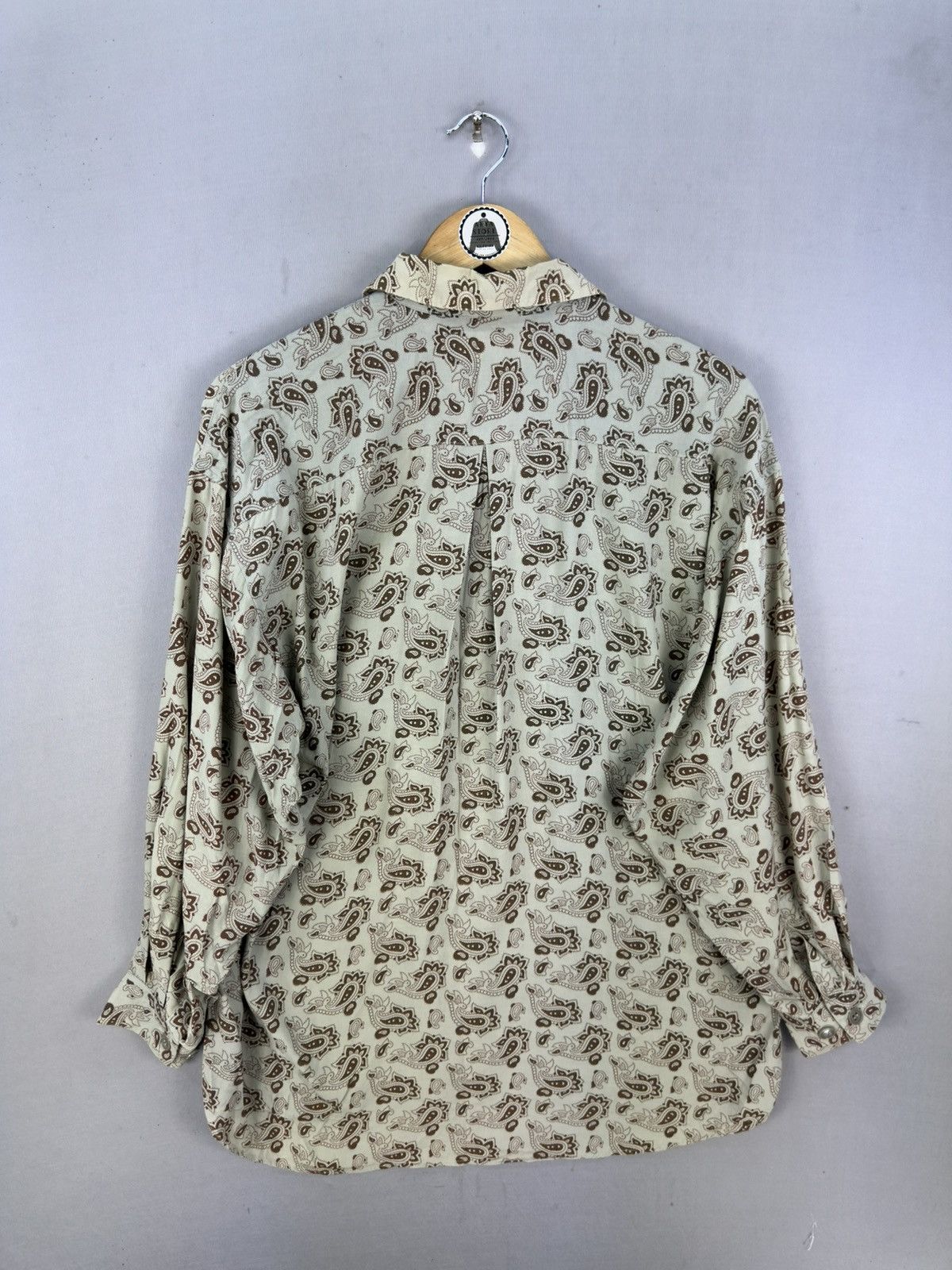 Japanese Brand Vittorio Carini Barassi Rayon Shirt Size US XL / EU 56 / 4 - 4 Thumbnail
