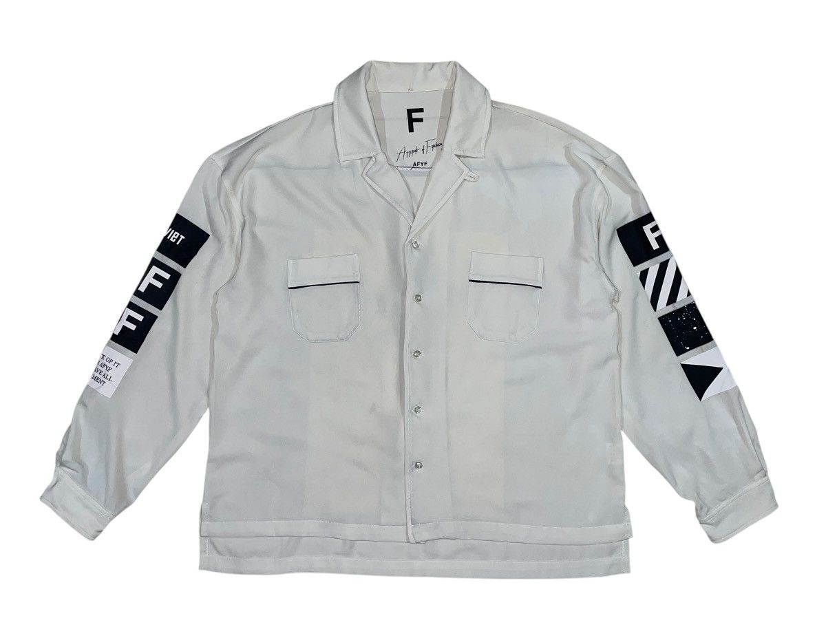 Japanese Brand AFYF Attitude of Fetishism OFF WHITE Style Shirt Size US L / EU 52-54 / 3 - 2 Thumbnail