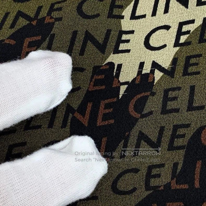 Celine Celine Camo Logo Silk Short. Size US 38 / EU 54 - 9 Thumbnail