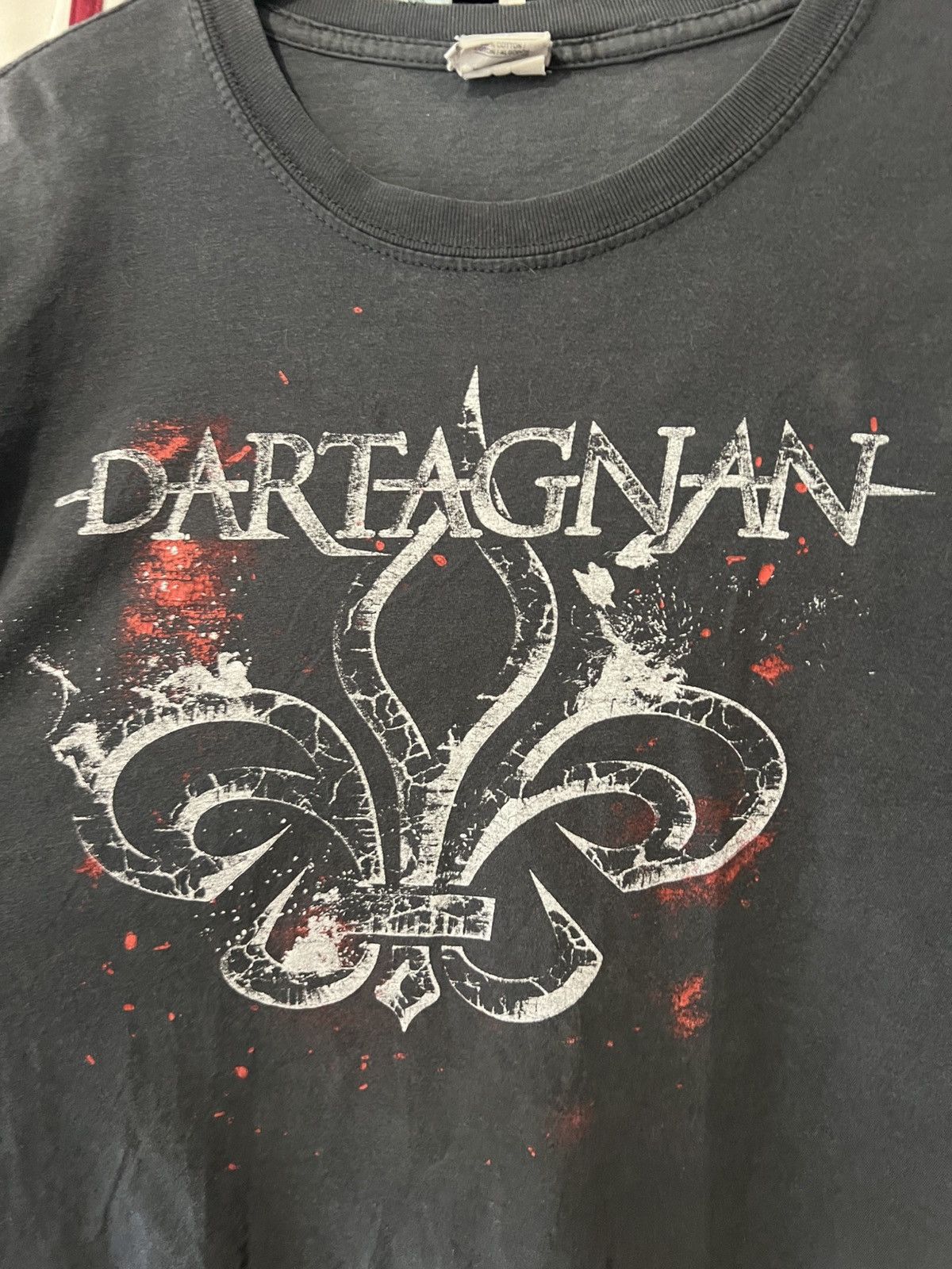 Band Tees VINTAGE DARTAGNAN FEUER & FLAMME GRAPHIC AOP BAND T SHIRT Size US L / EU 52-54 / 3 - 4 Thumbnail